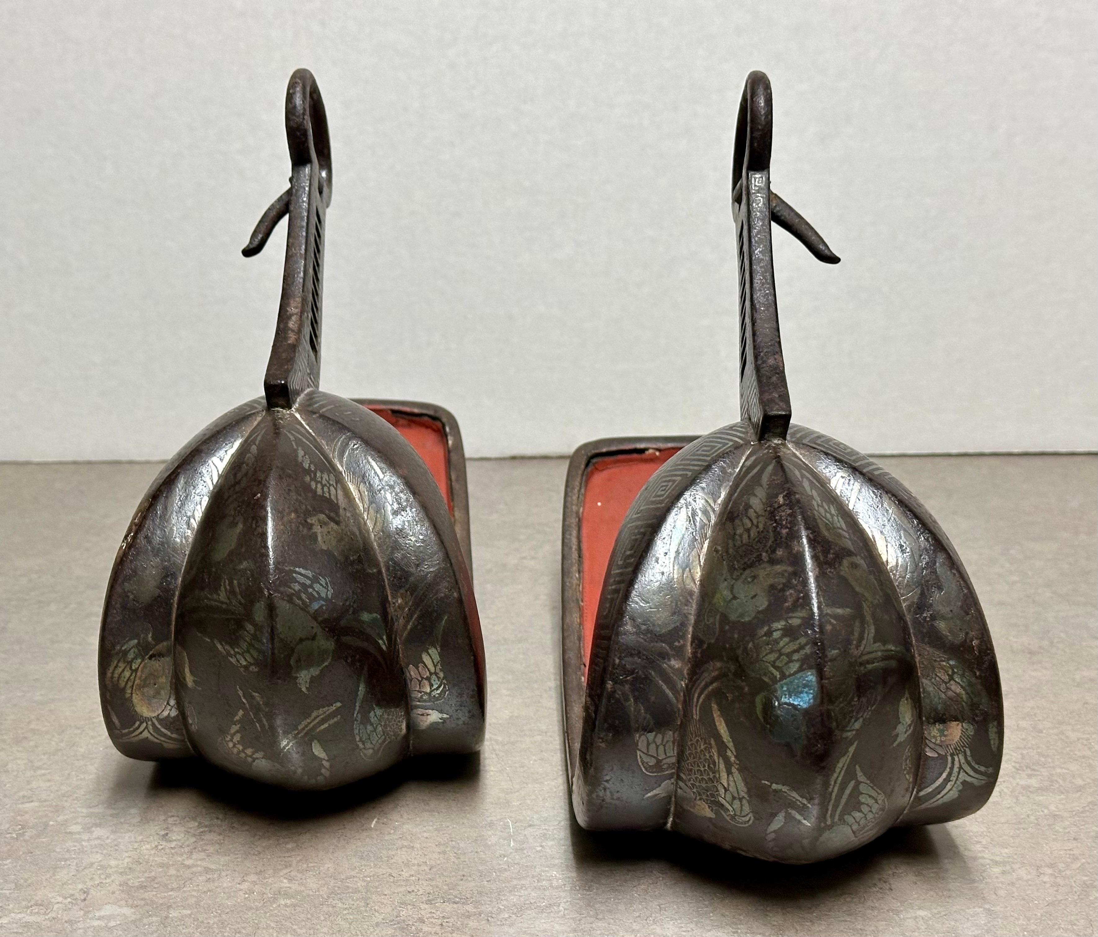 Rare Pair of Japanese Samurai Abumi (Stirrups) from the Edo Period For ...