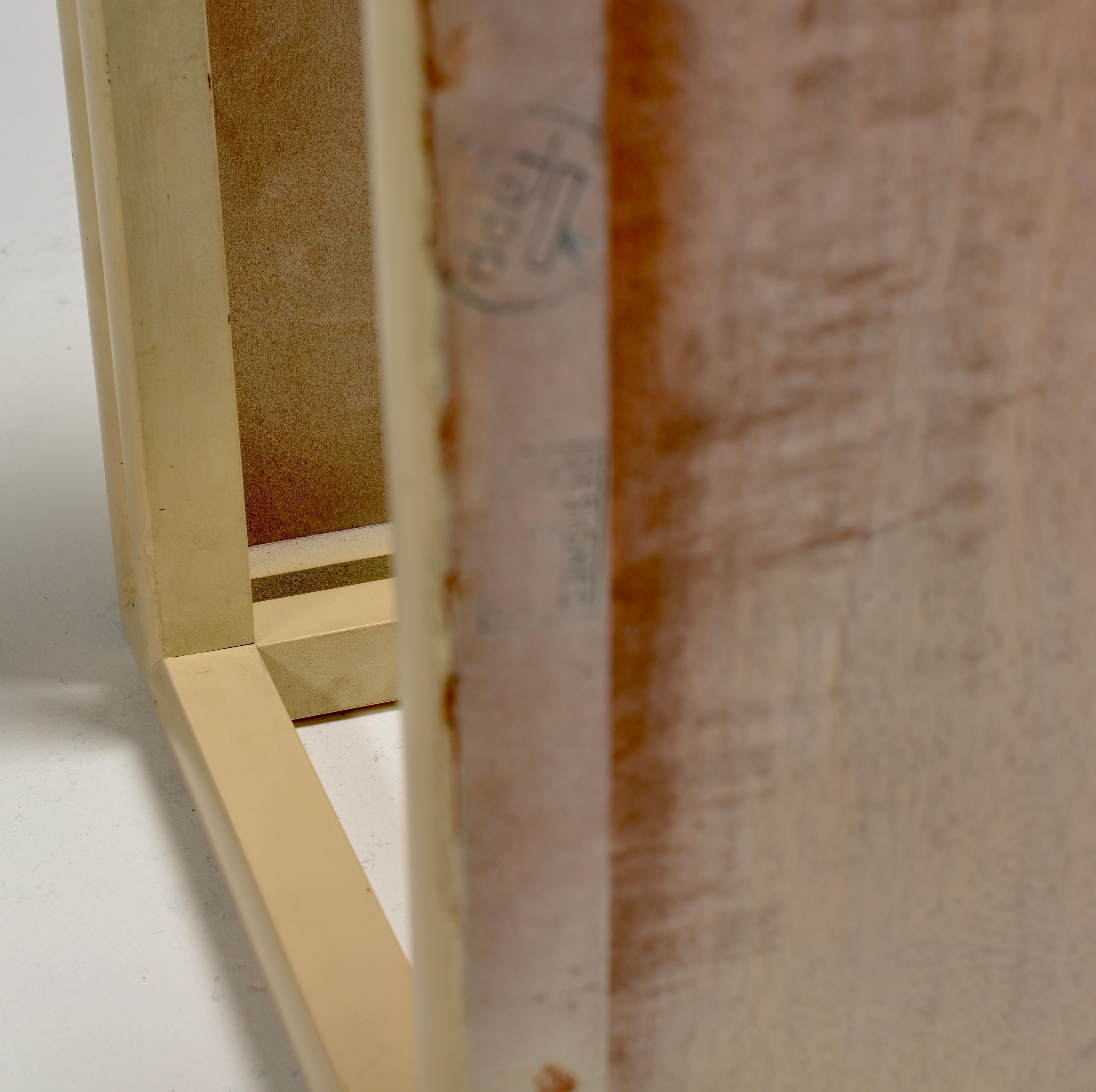 Rare Pair of Johan Tapp Leather Topped End Tables,  circa 1940 For Sale 7