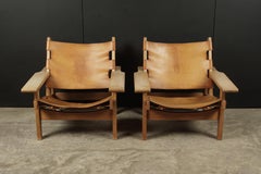 Rare Pair of Kurt Østervig Hunting Chairs from Denmark, 1960s
