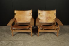 Rare Pair of Kurt Østervig Hunting Chairs from Denmark, 1960s