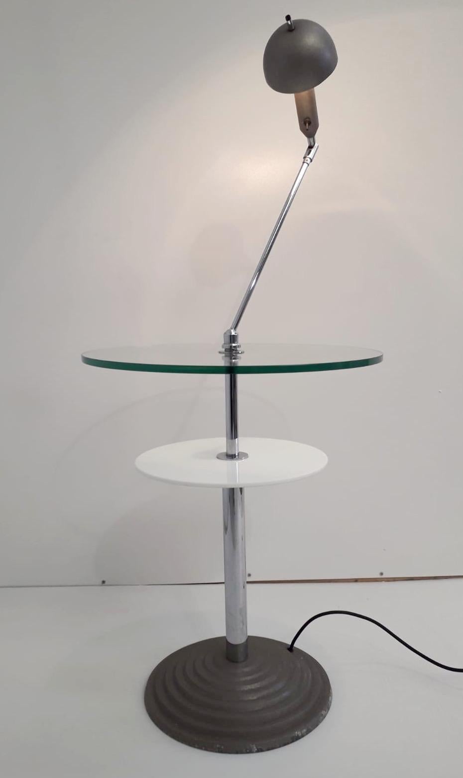 20ième siècle Paire de tables de lampe par Fontana Arte en vente