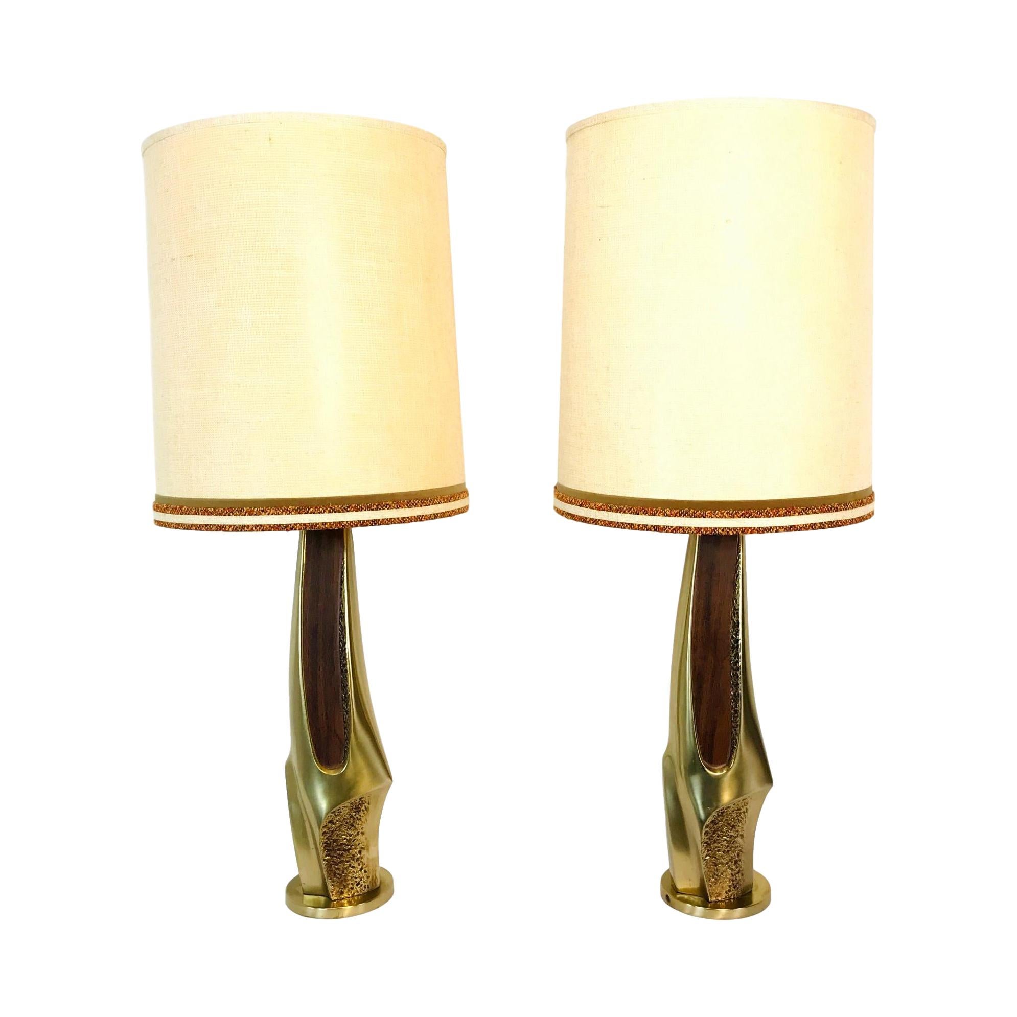 Rare Pair of Lamps by Laurel Lamp Company