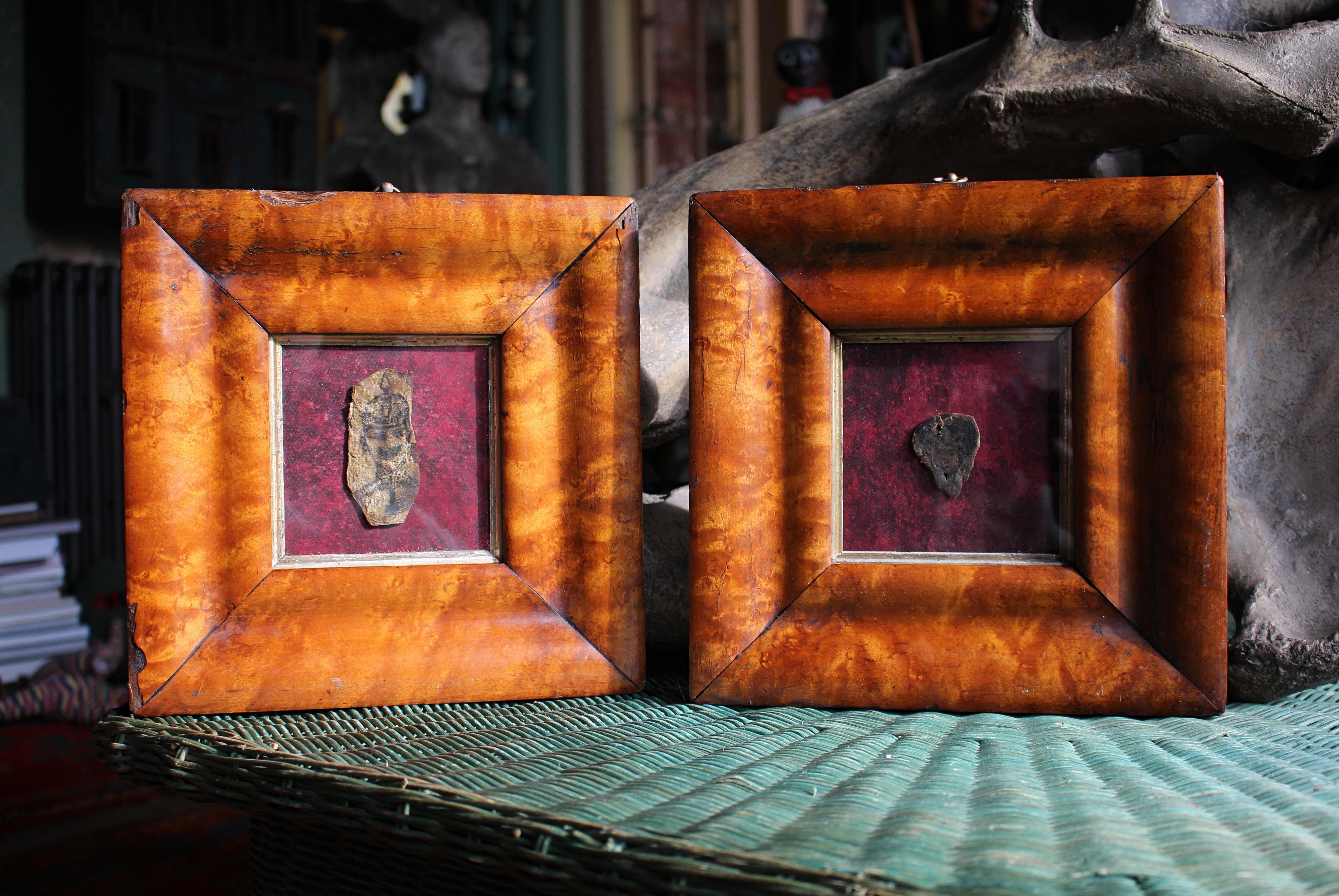 Rare paire de spécimens de tatouage de la fin du 19e siècle provenant d'un marin français Curiosité en vente 1