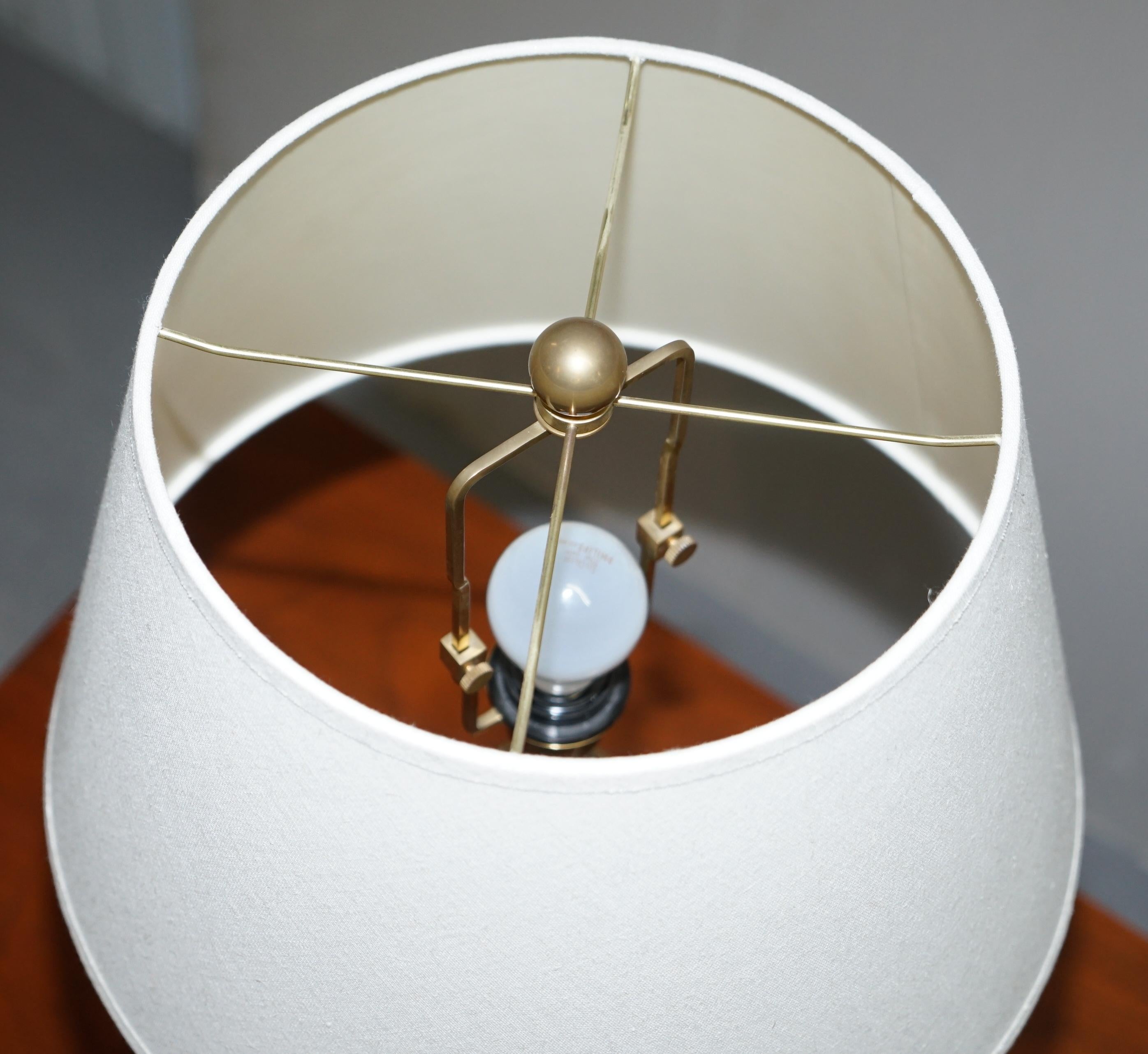 Rare Pair of Limited Edition Ralph Lauren Lighthouse Cocktail Shaker Table Lamps 3