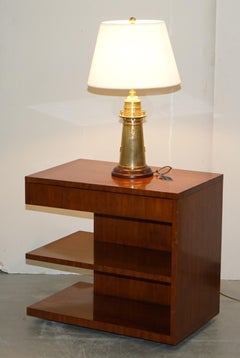 Rare Pair of Limited Edition Ralph Lauren Lighthouse Cocktail Shaker Table Lamps