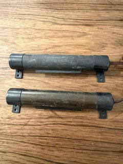 Rare Pair of Louis Poulsen Bedside / Wall Lamps Brunished Metal, Denmark, 1930s