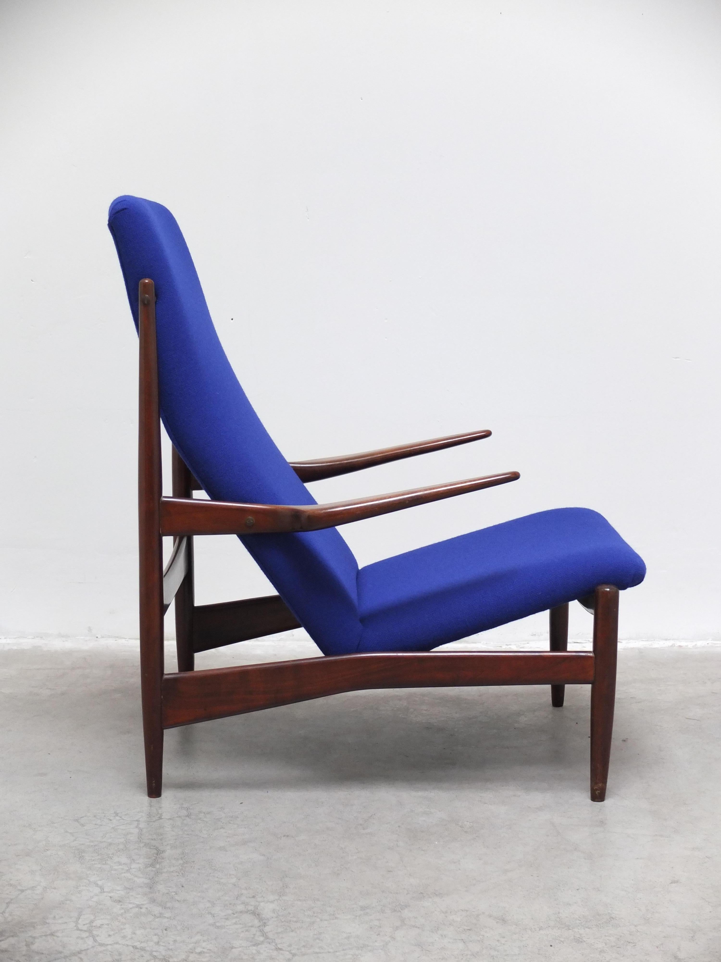 Rare Pair of Lounge Chairs by Alfred Hendrickx for Belform, 1950s For Sale 3