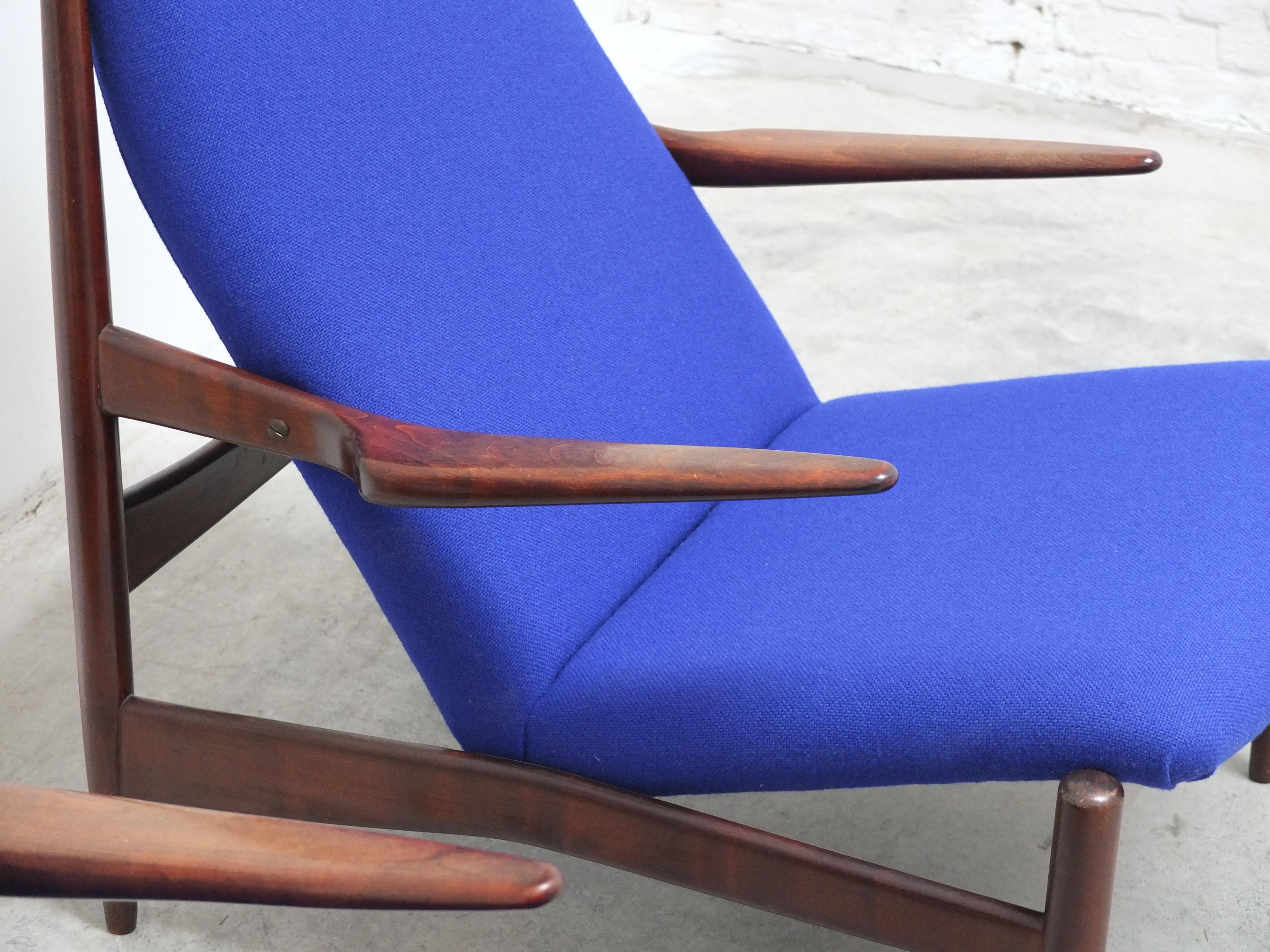 Rare paire de chaises longues d'Alfred Hendrickx pour Belform, années 1950 en vente 6