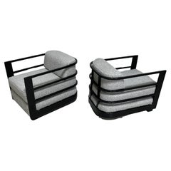 Rare Pair of Lounge Chairs by Gilbert Rohde for Herman Miller in 1934.