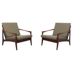 Rare Pair of Lounge Chairs by Knoll Antimott, 1950s