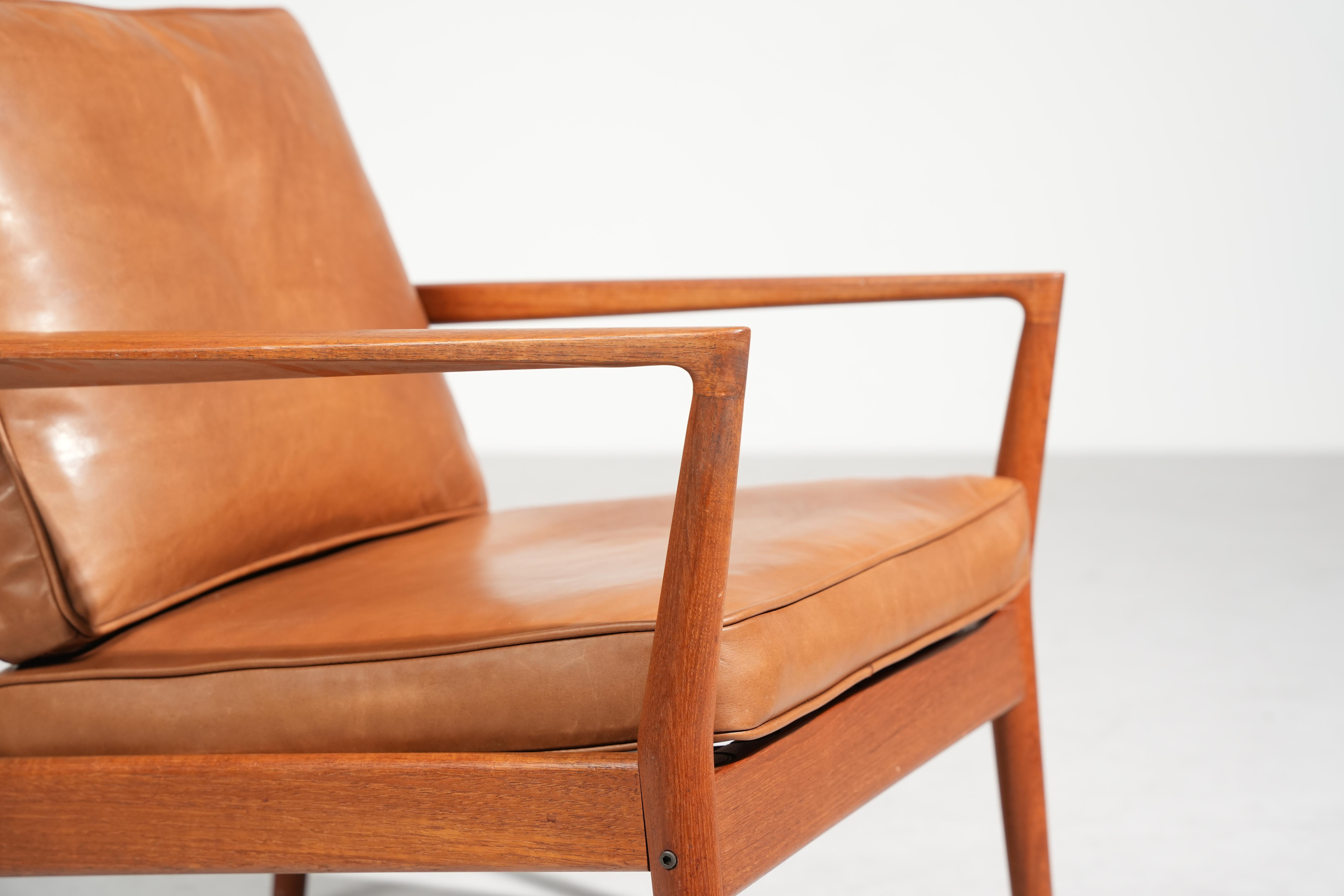 Raro par de tumbonas de Steffen Syrach-Larsen para Børge Jensen en venta 1