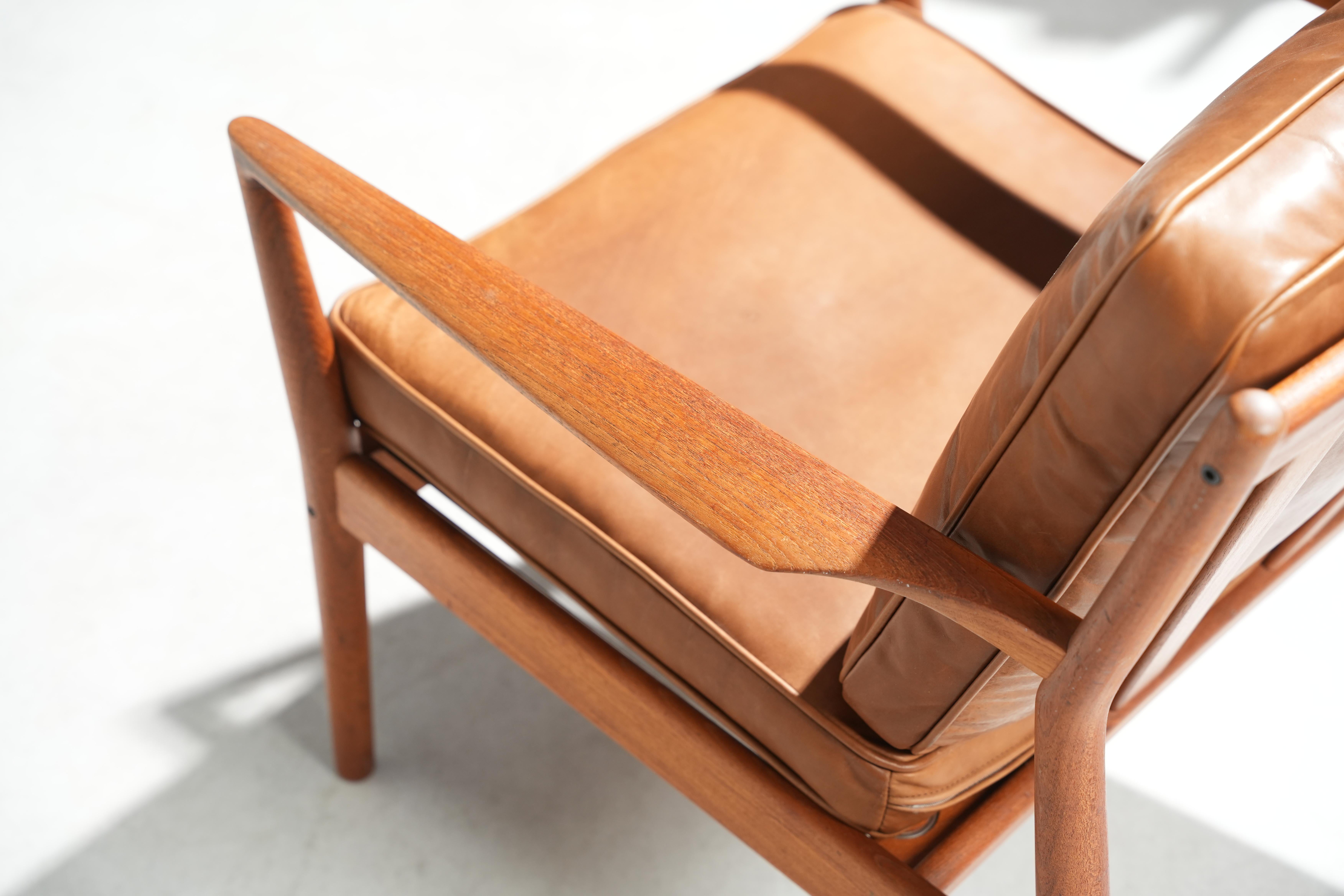 Raro par de tumbonas de Steffen Syrach-Larsen para Børge Jensen en venta 3