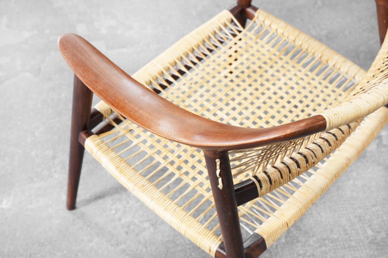 Mid-20th Century Rare Pair of Lounge Easy Chairs by Rastad & Relling Mod. Bambi, Norway For Sale