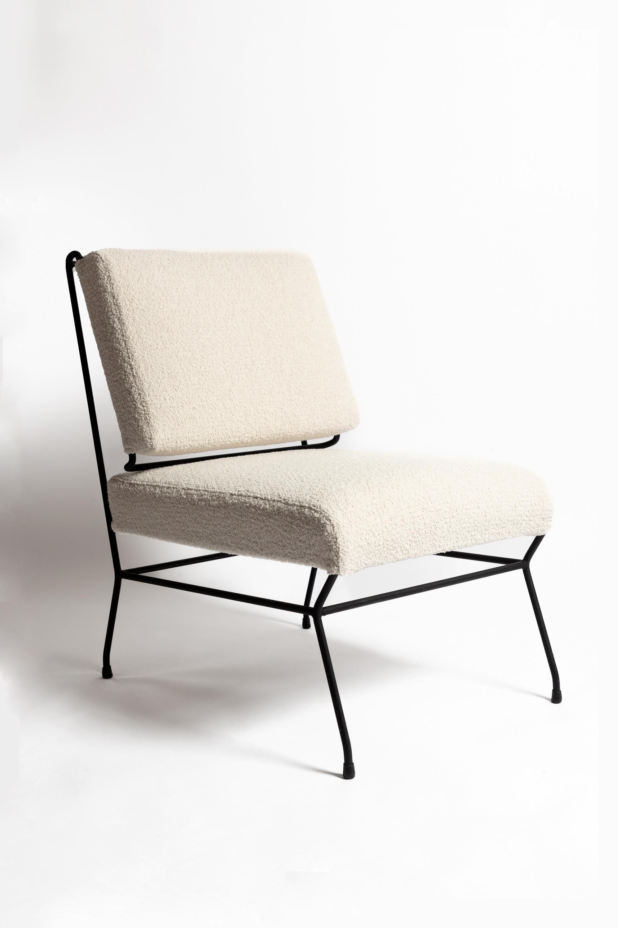 Mid-Century Modern Paire de chaises basses rares de Gastone Rinaldi pour Rima en vente