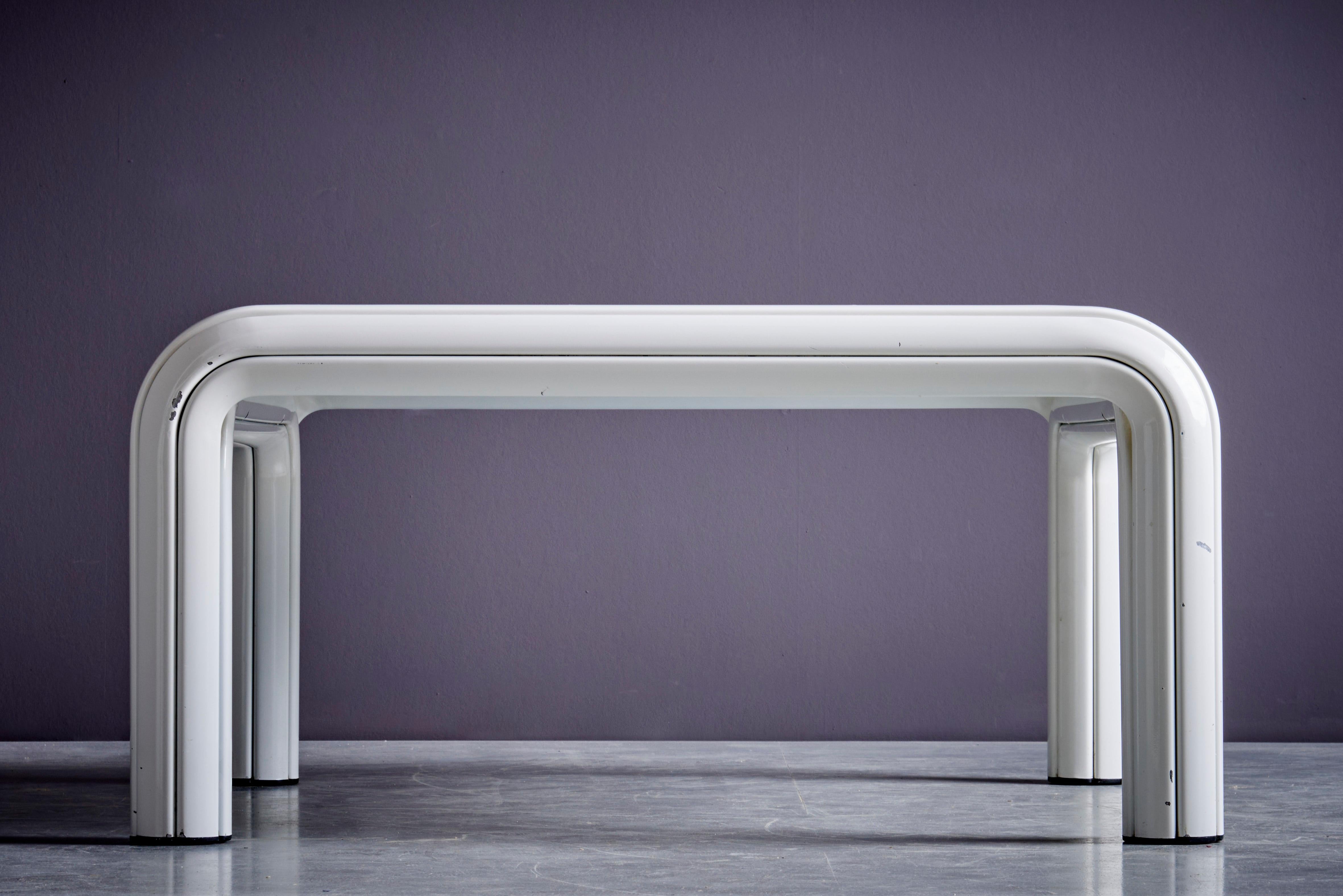 Late 20th Century Rare Pair of Marble Coffee or Sofa Tables by Gae Aulenti for Knoll, Italy, 1970s For Sale