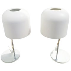 Rare Pair of Metalarte Table Lamps by André Ricard, Spain, 1960s