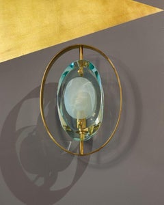 Rare pair of Micro mod.2240 sconces by Max Ingrand production Fontana Arte