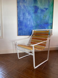 Seltenes Paar Mid-Century Modern Samsonite Outdoor Patio Stahlrohr Sessel