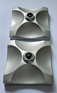 Rare paire de plafonniers muraux ou de plafond du milieu du siècle dernier, Italie, 1970