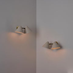 Rare Pair of Model 136 Sconces by Angelo Ostuni for Oluce
