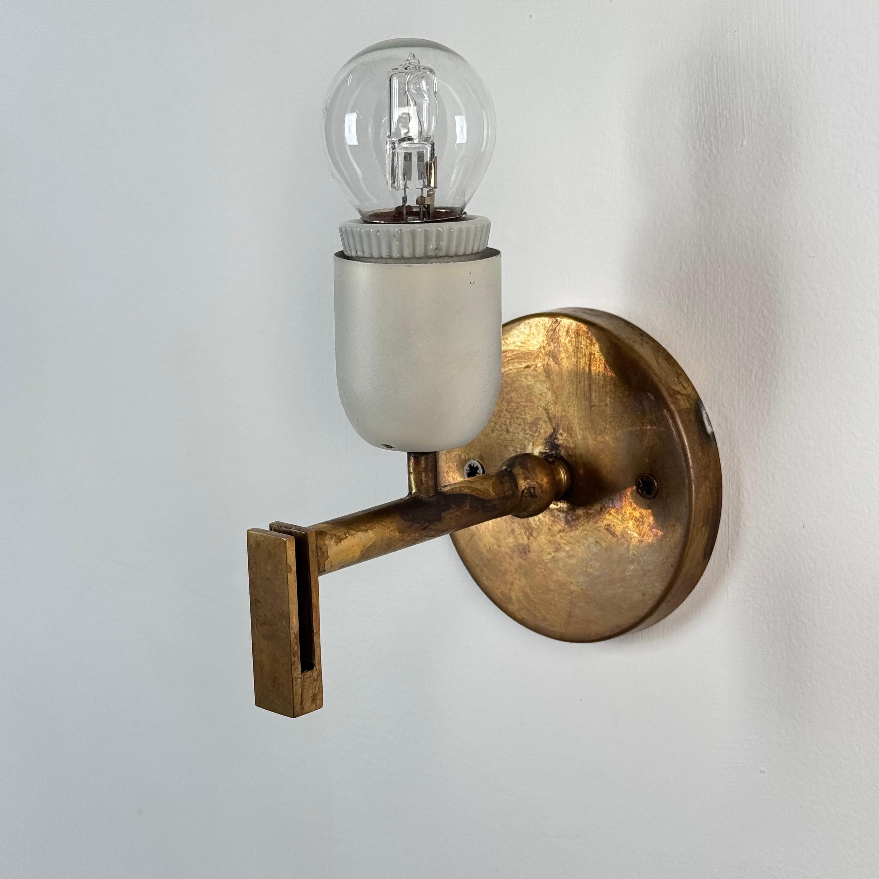 Raro par de apliques Modelo 157/PX de Gino Sarfatti para Arteluce, Italia, 1960 en venta 9