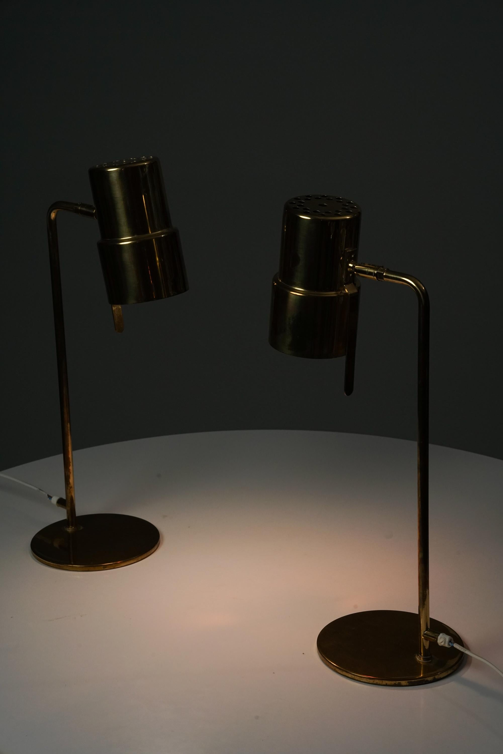 Rare paire de lampes de bureau modèle G154, Hans-Agne Jacobsson, AB Markaryd, années 1960 en vente 5