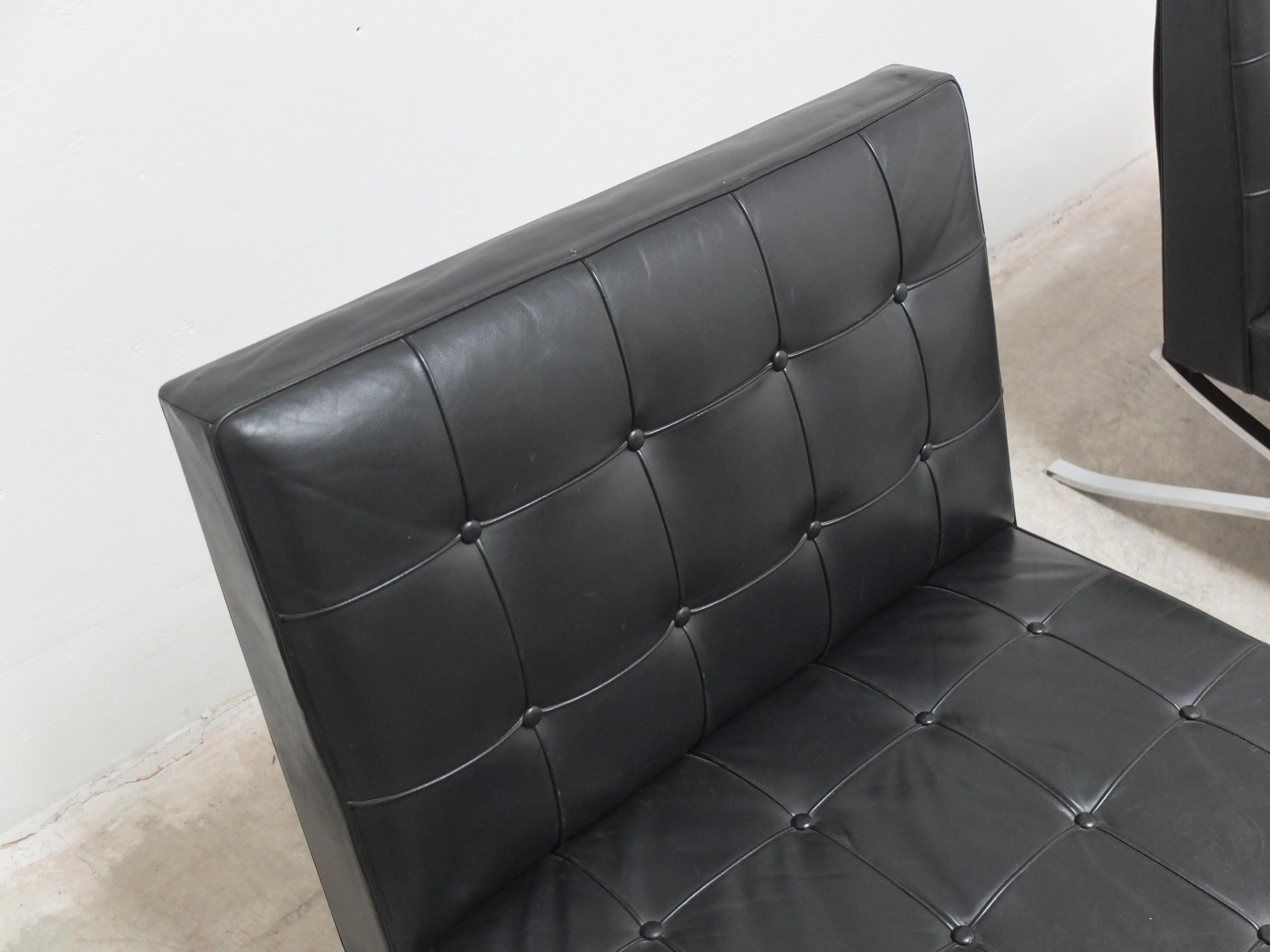 Rare Pair of Modernist Lounge Chairs by Hans Kaufeld, 1960s For Sale 9
