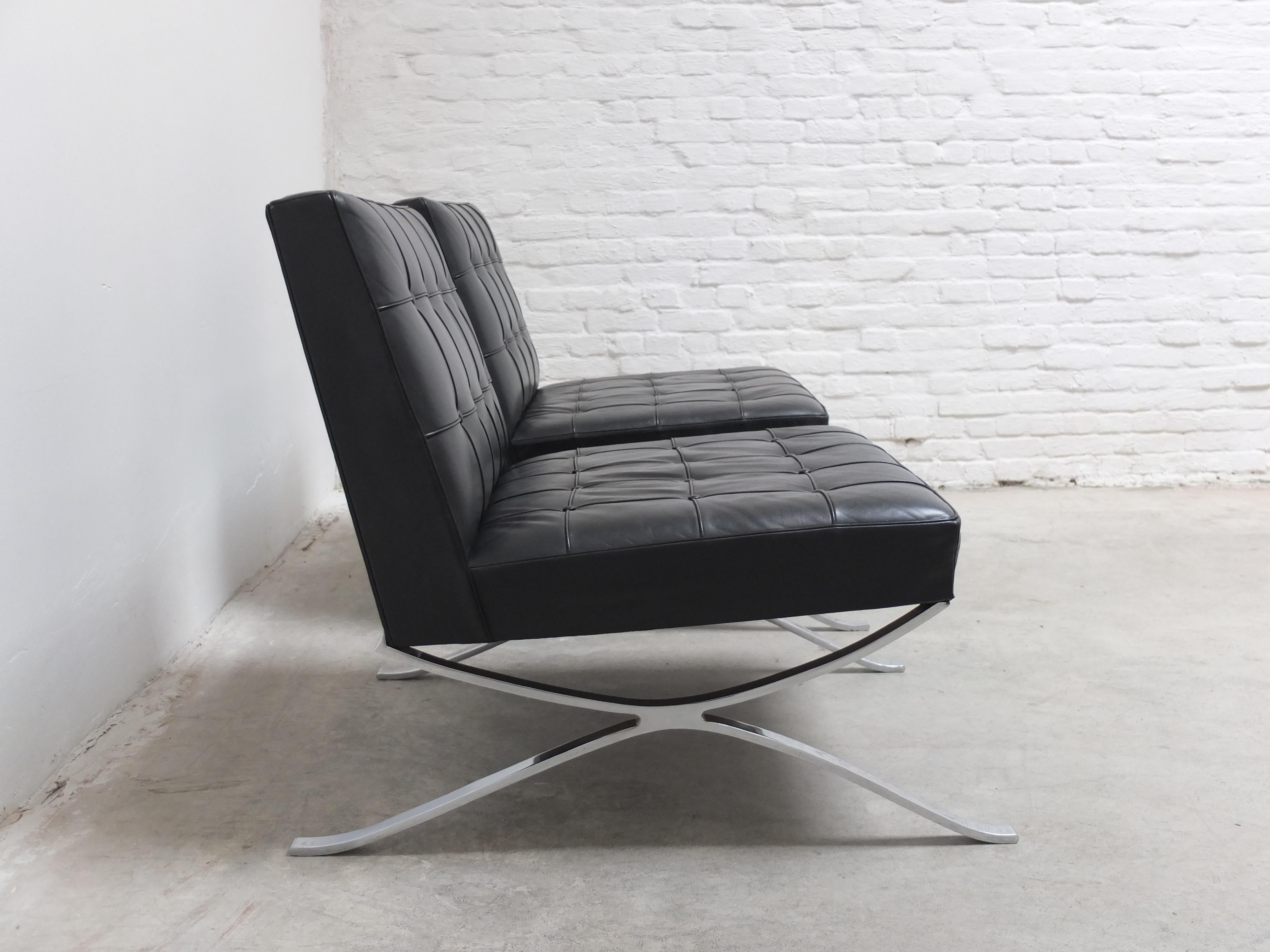 Rare Pair of Modernist Lounge Chairs by Hans Kaufeld, 1960s For Sale 12
