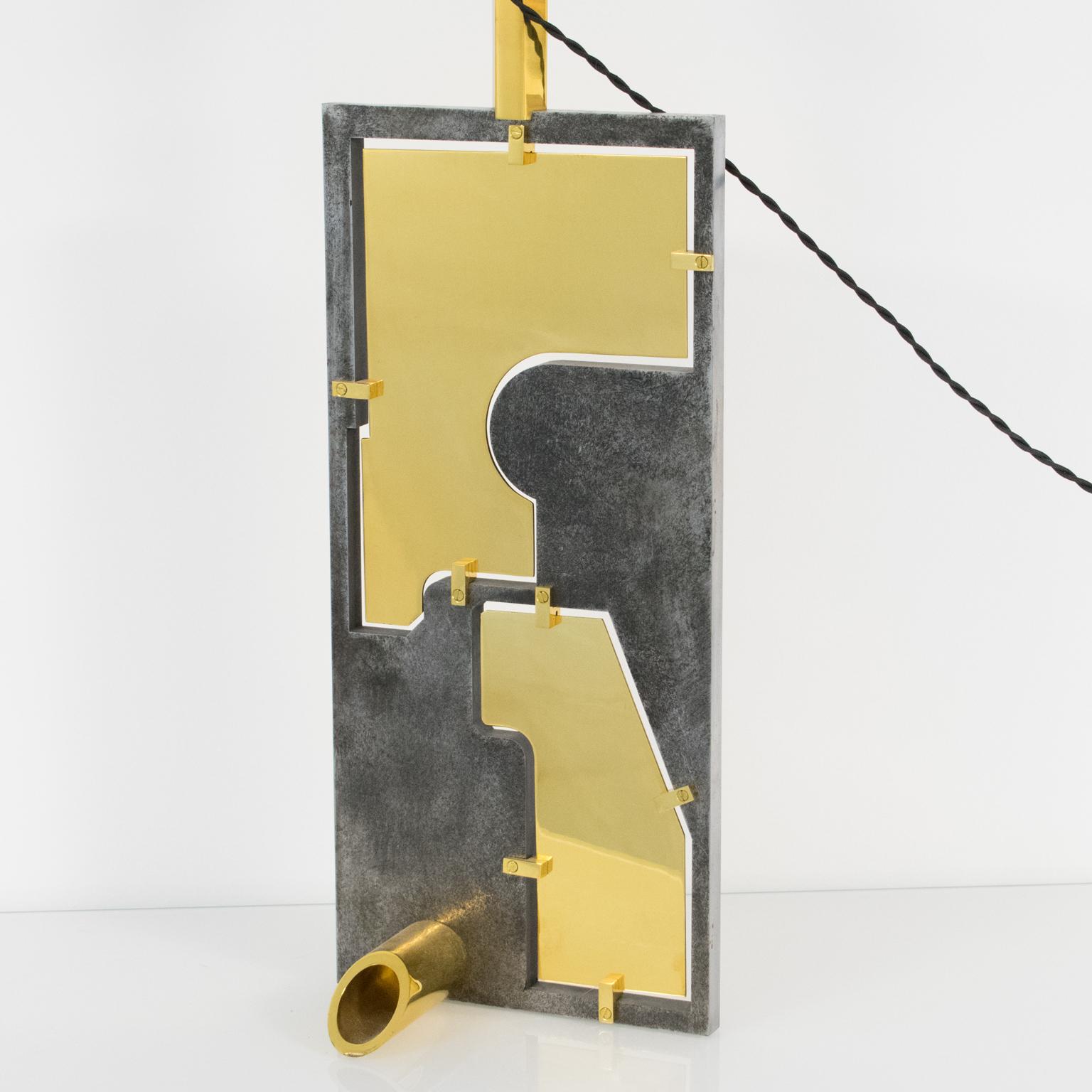 Rare Pair of Modernist Table Lamp, circa 1980 For Sale 5