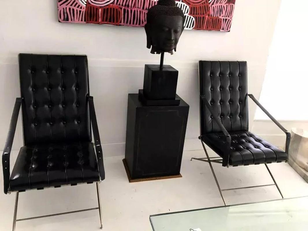 Raro par de sillas de campaña napoleónicas John Vesey en Bueno estado para la venta en Atlanta, GA