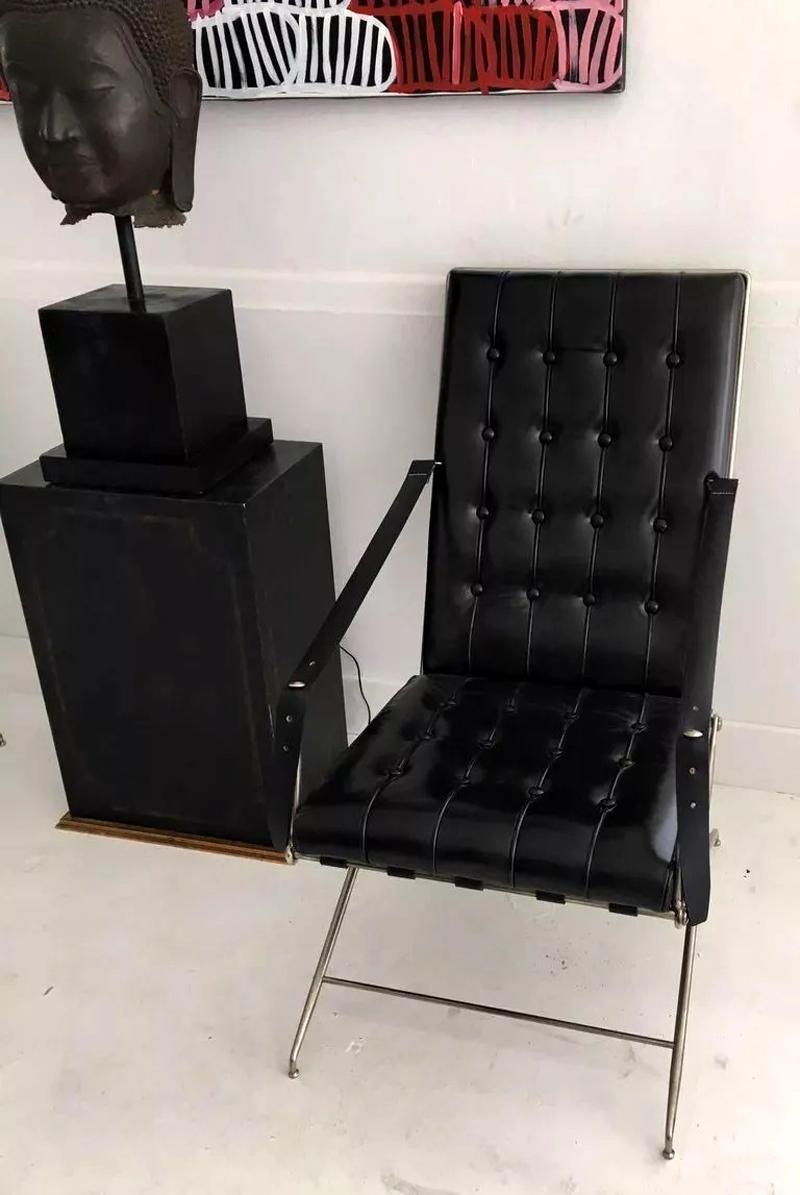 Raro par de sillas de campaña napoleónicas John Vesey mediados del siglo XX en venta