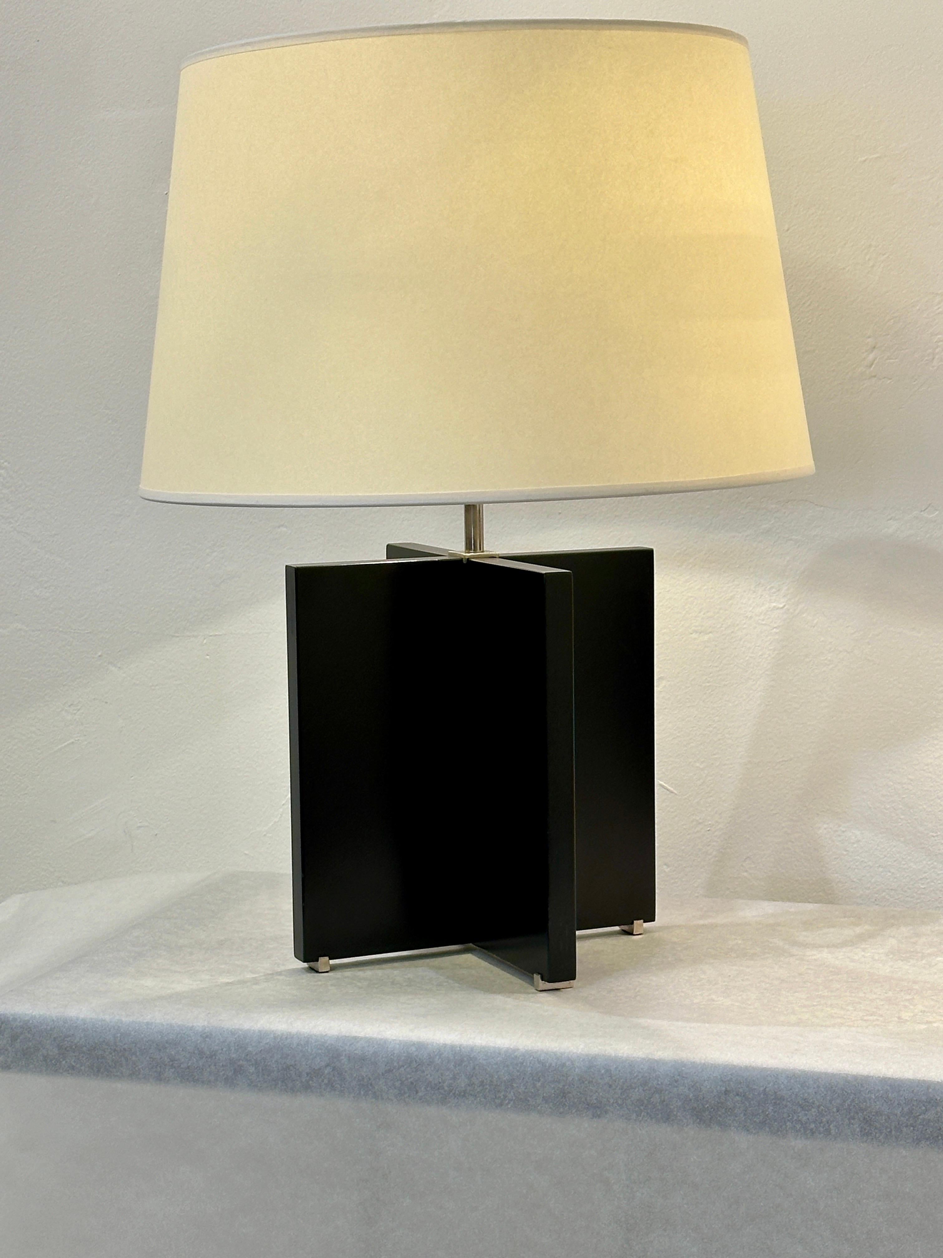 Rare paire de lampes de bureau Nessen en forme de « X » en vente 9