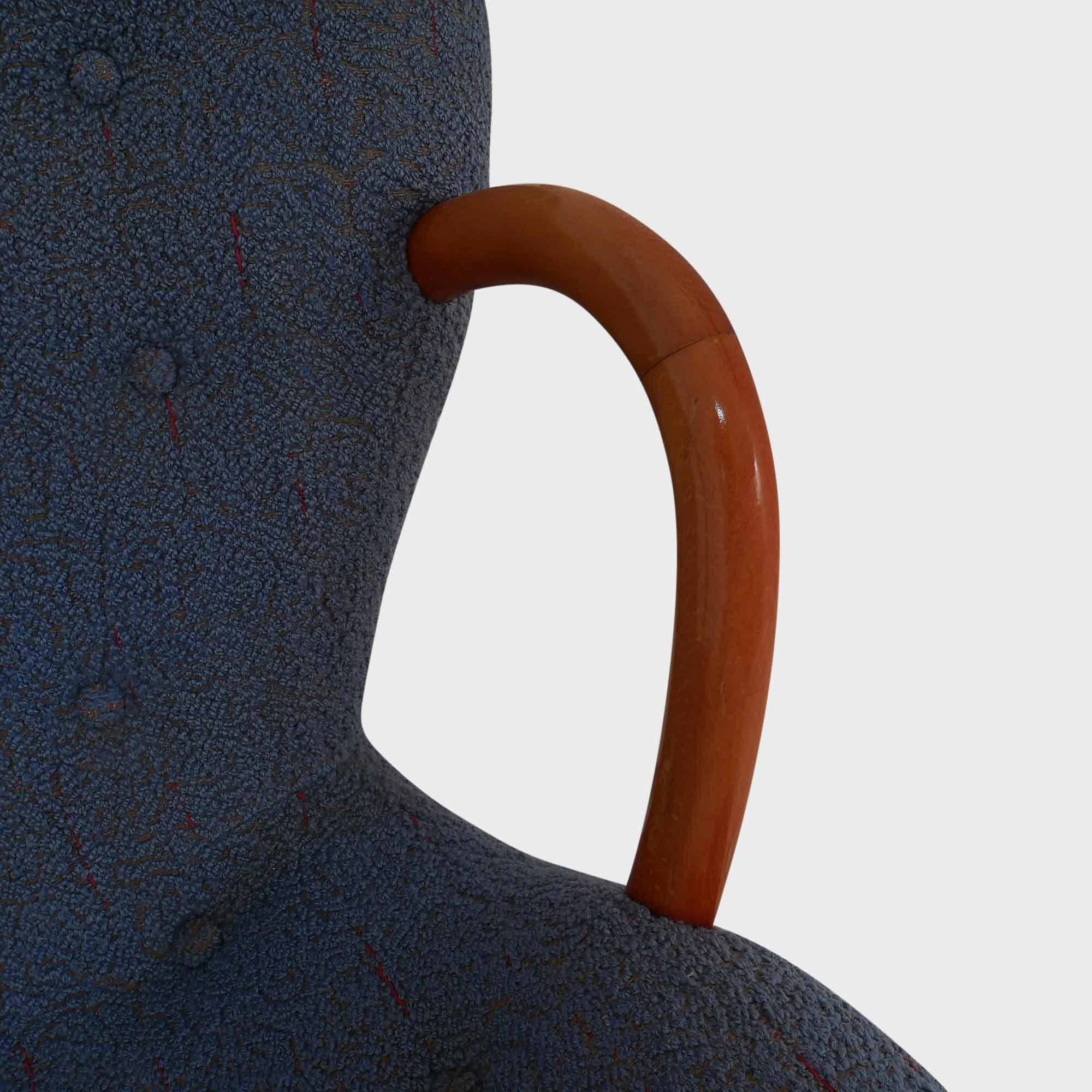Paire rare de chaises Clam originales d'Arnold Madsen pour Vik & Blindheim, Norvège en vente 3