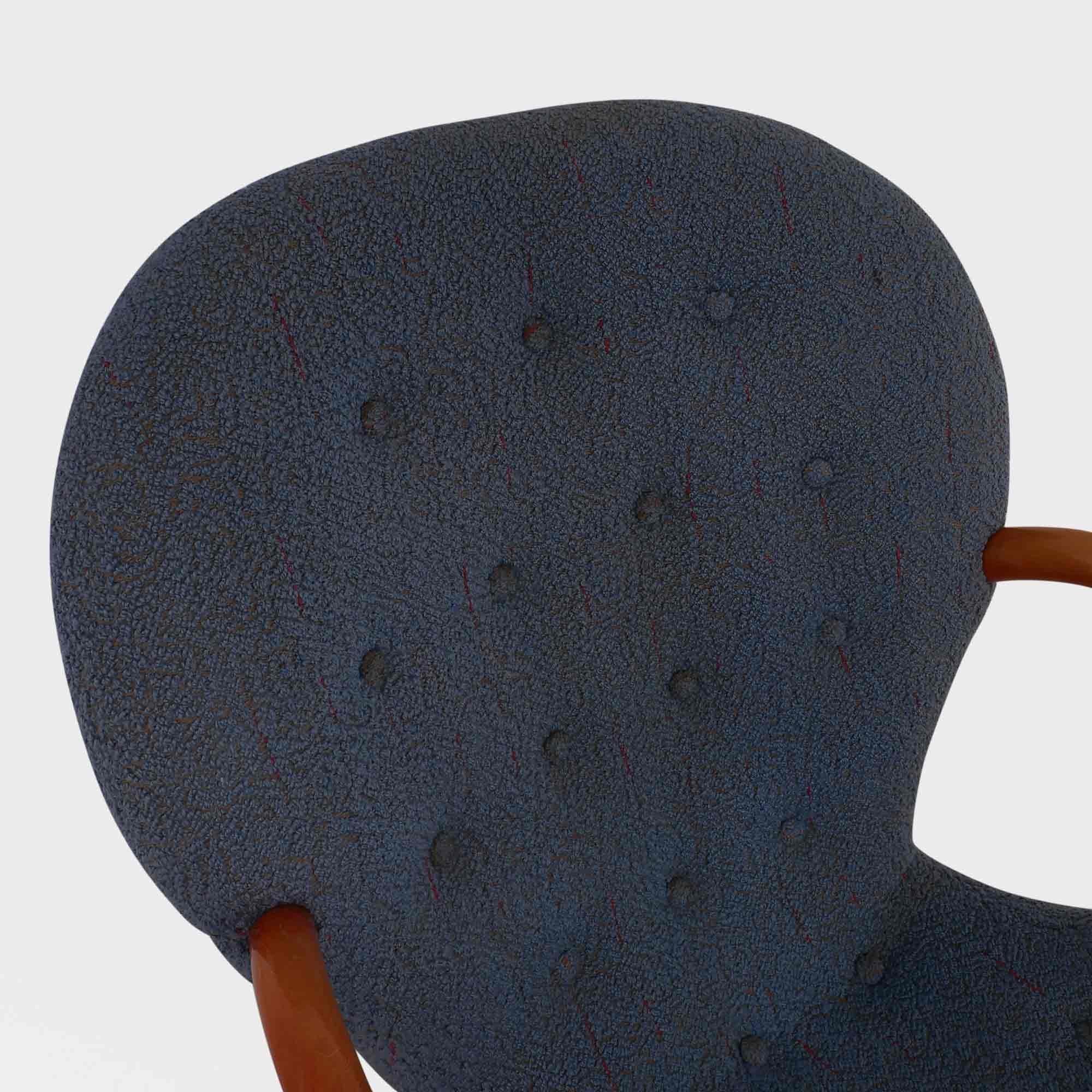 Hêtre Paire rare de chaises Clam originales d'Arnold Madsen pour Vik & Blindheim, Norvège en vente