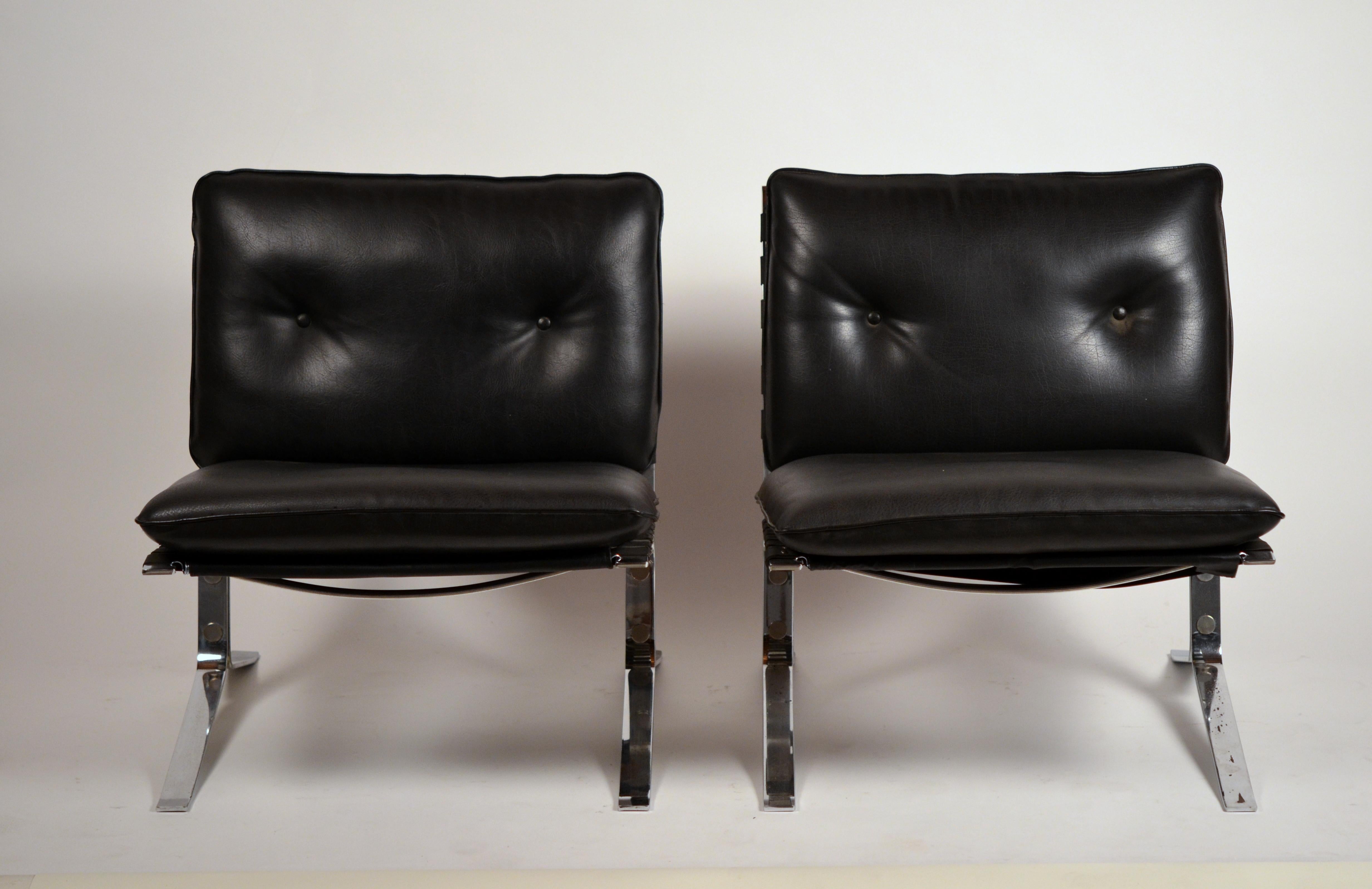 Seltenes Paar Original-Loungesessel „Joker“ von Olivier Mourgue für Airborne (Moderne)