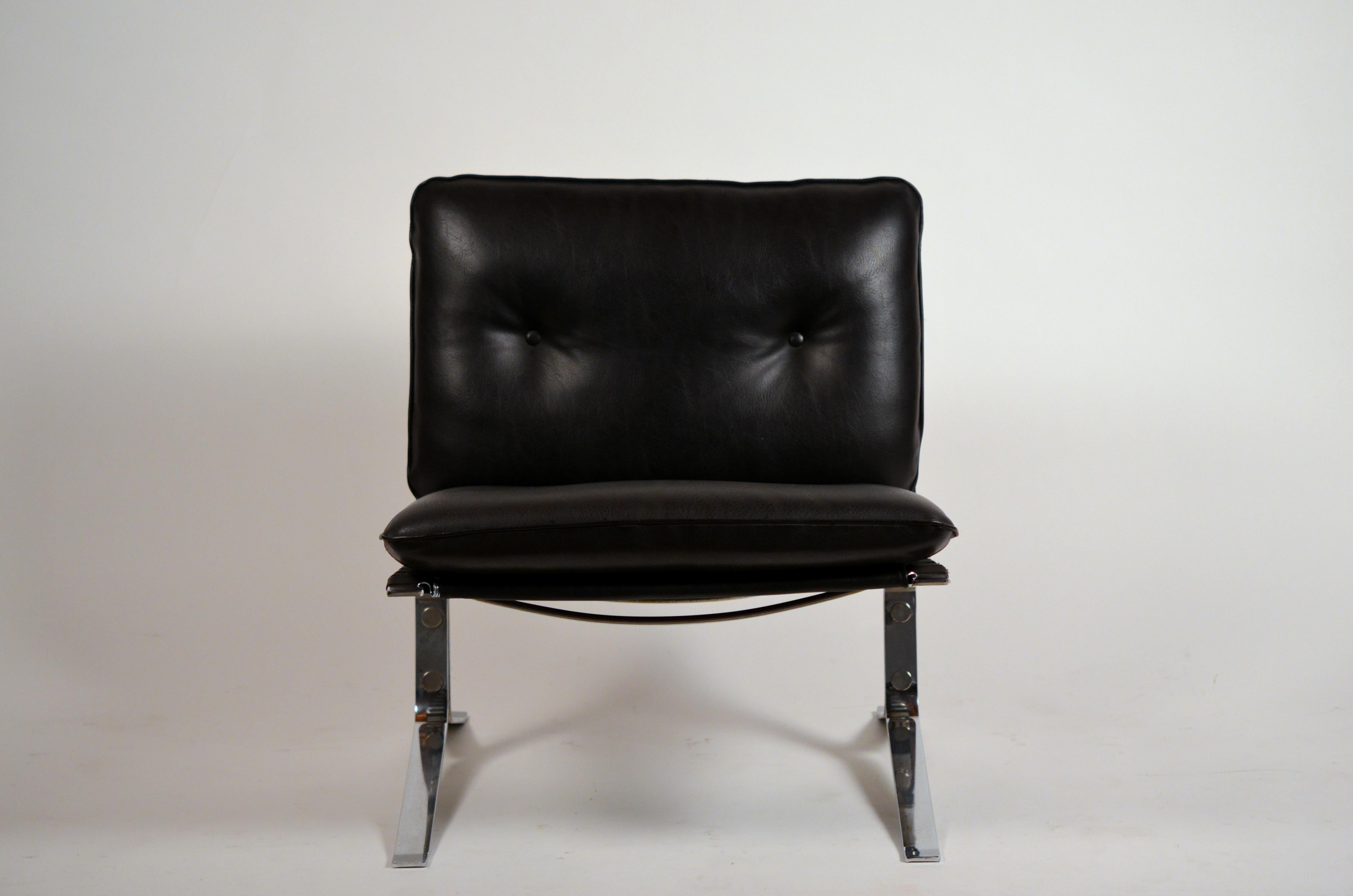 Paire rare de chaises longues originales « Jonker » d'Olivier Mourgue pour Airborne Bon état - En vente à Los Angeles, CA