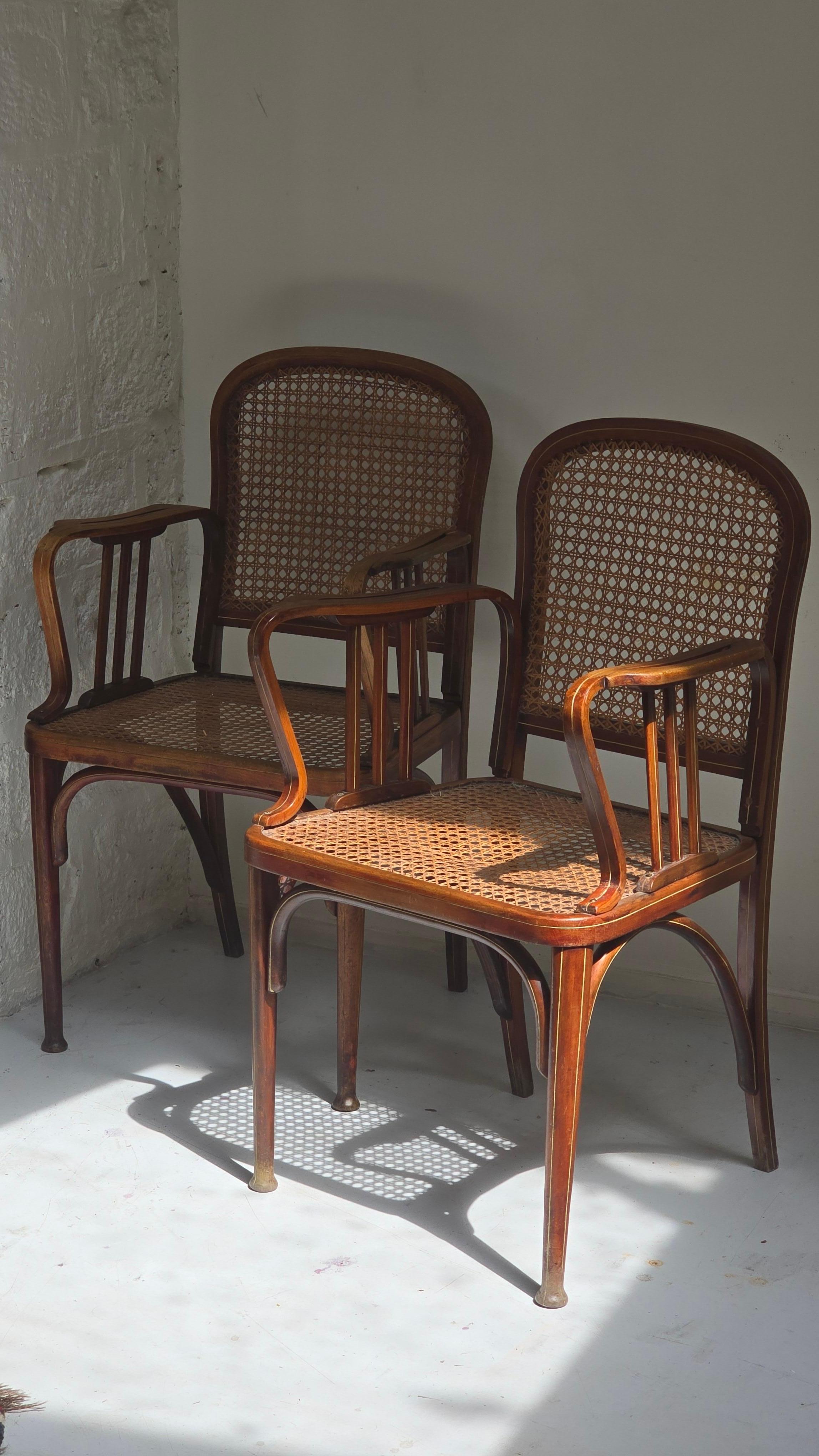 Raro par de Sillones Thonet originales en venta 1