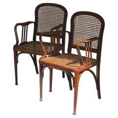 Rare pair of original Thonet Armchair