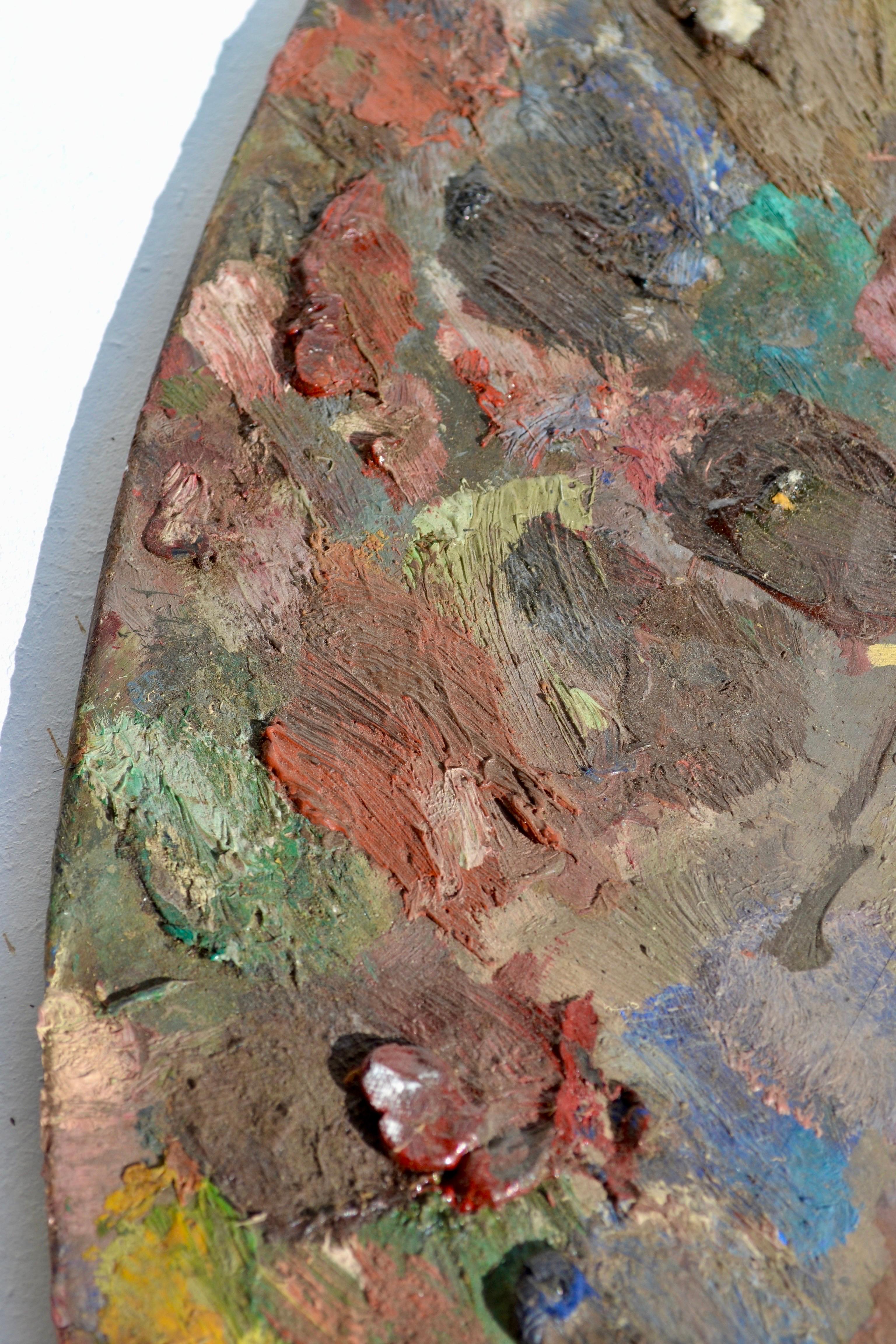 Seltenes Paar Malerpaletten, Frankreich, frühes 20. Jahrhundert im Angebot 3