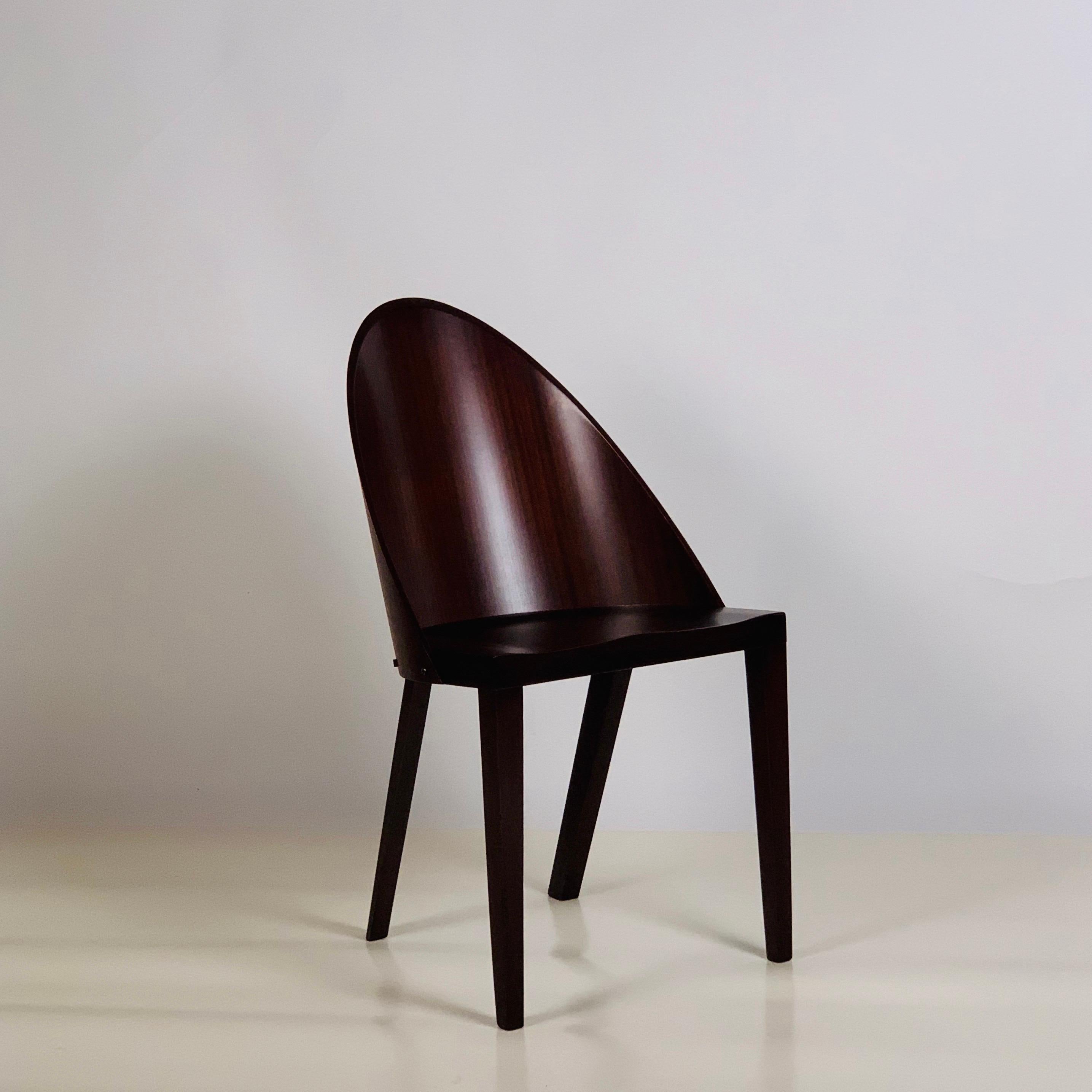 Moulé Paire rare de chaises Philippe Starck de l'hôtel Royalton, NYC en vente