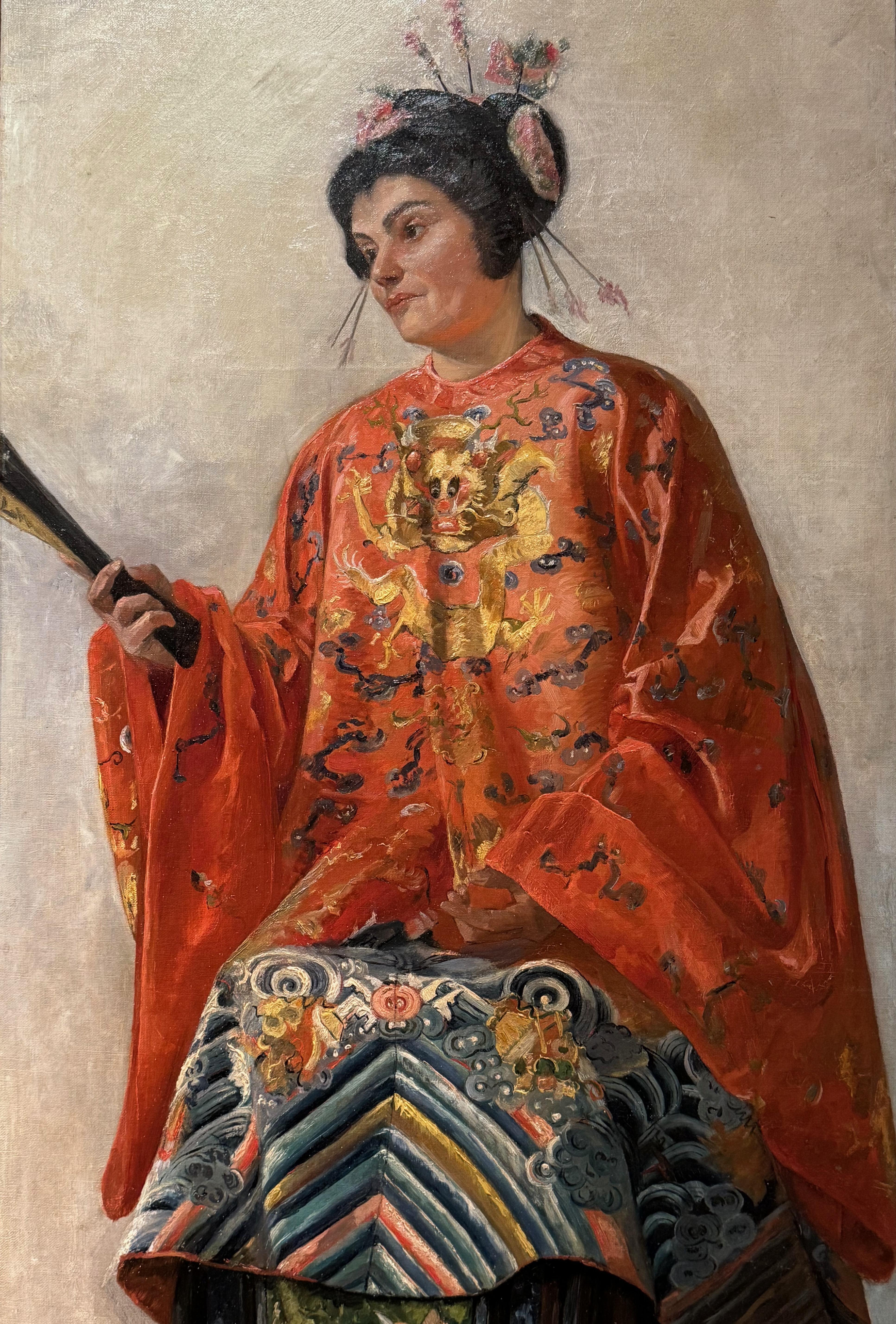 Seltenes Paar Porträts, Rose FAVRE um 1910 im Angebot 4