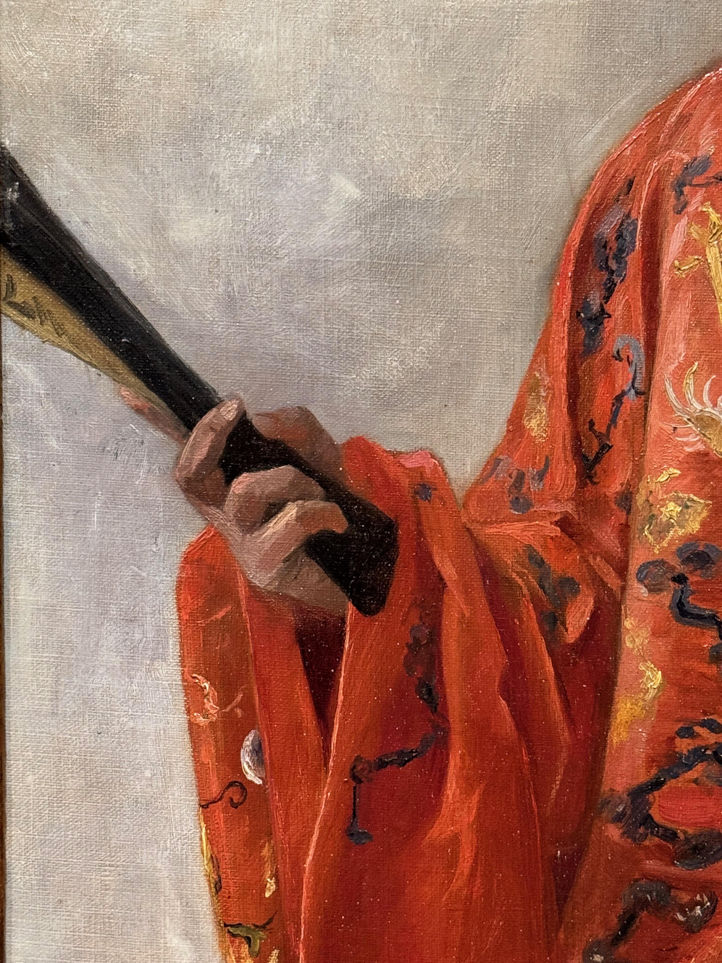 Seltenes Paar Porträts, Rose FAVRE um 1910 im Angebot 1