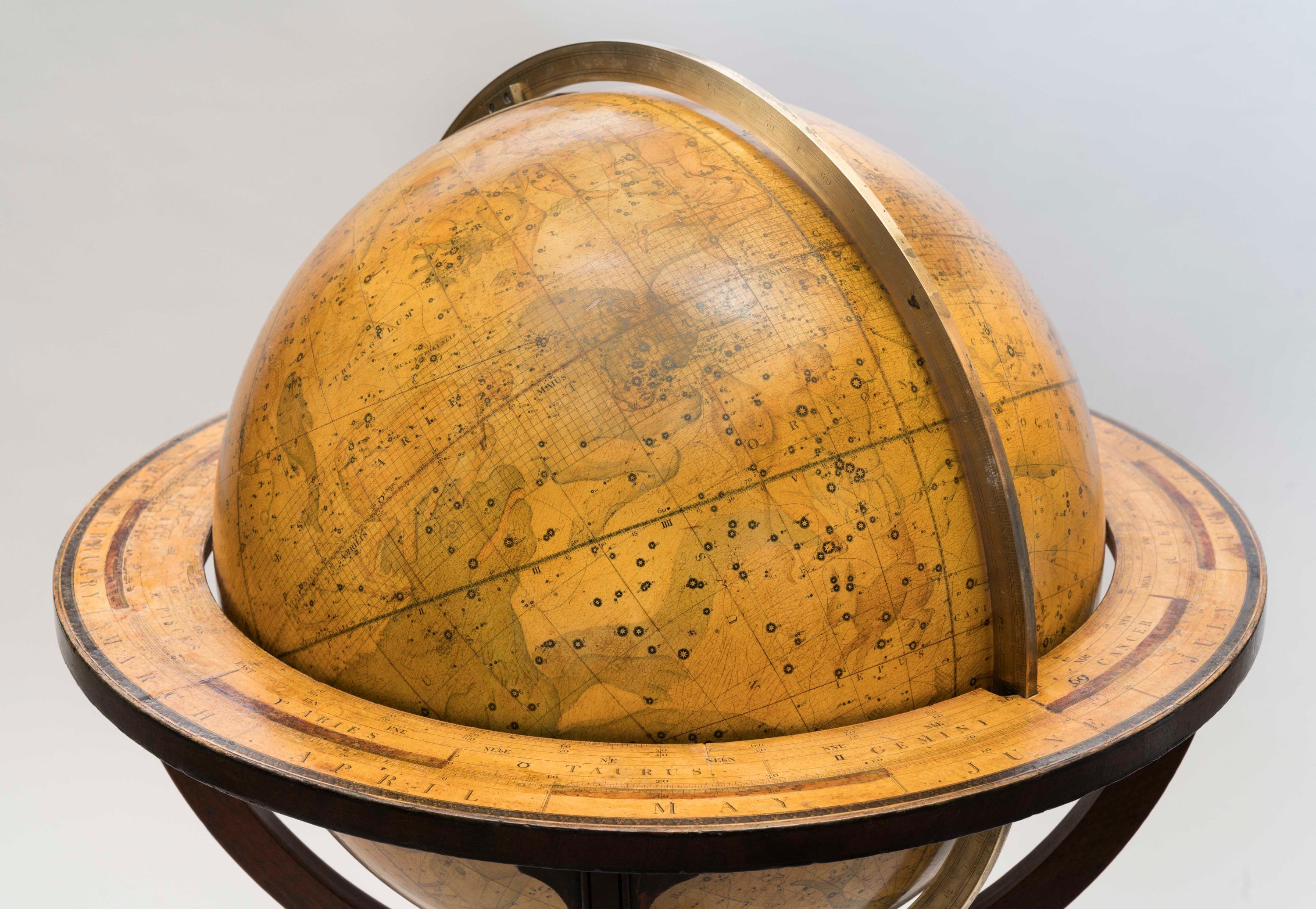 Rare Pair of Regency Period 18-Inch Globes by J&W Cary of London on Bases im Angebot 6