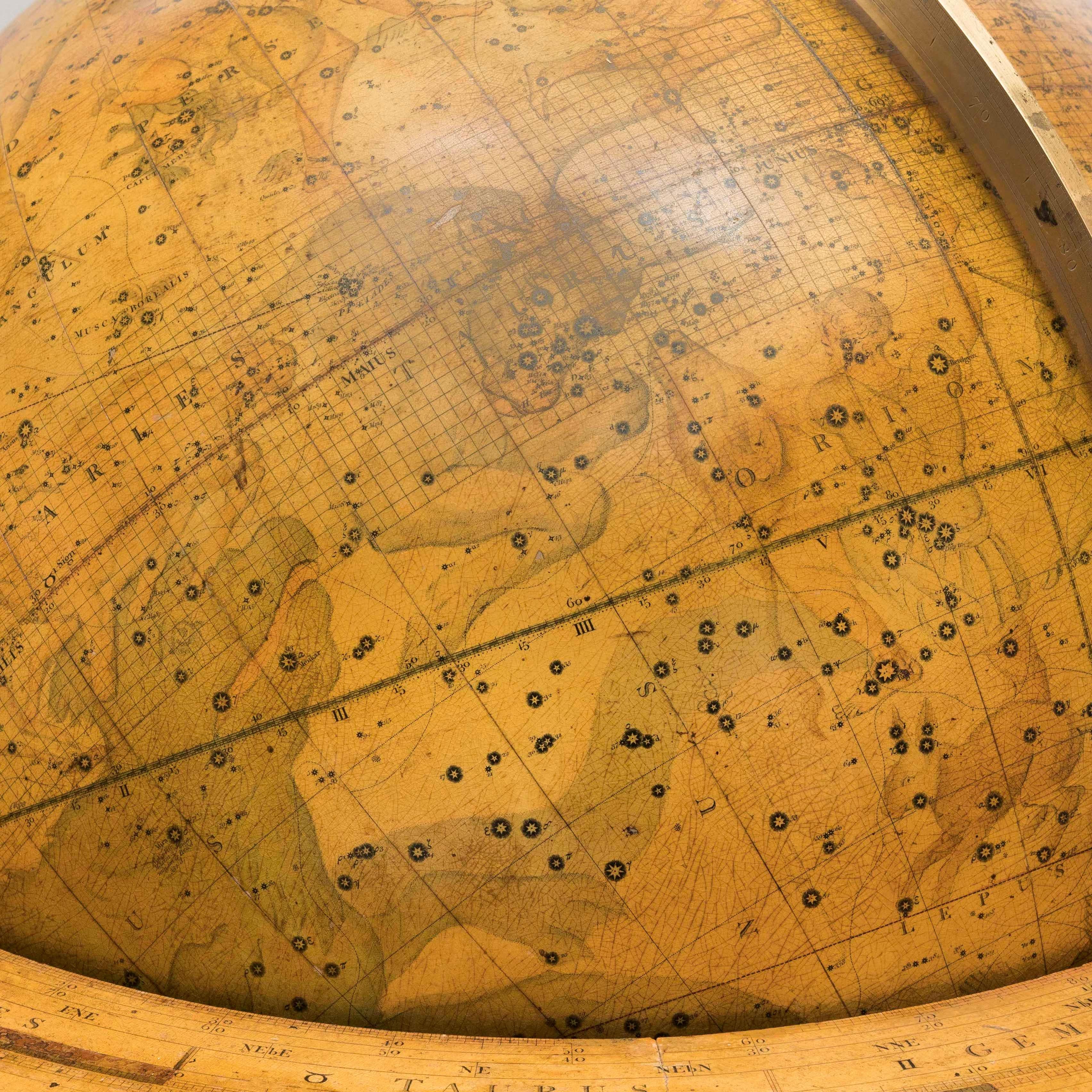 Rare Pair of Regency Period 18-Inch Globes by J&W Cary of London on Bases im Angebot 8