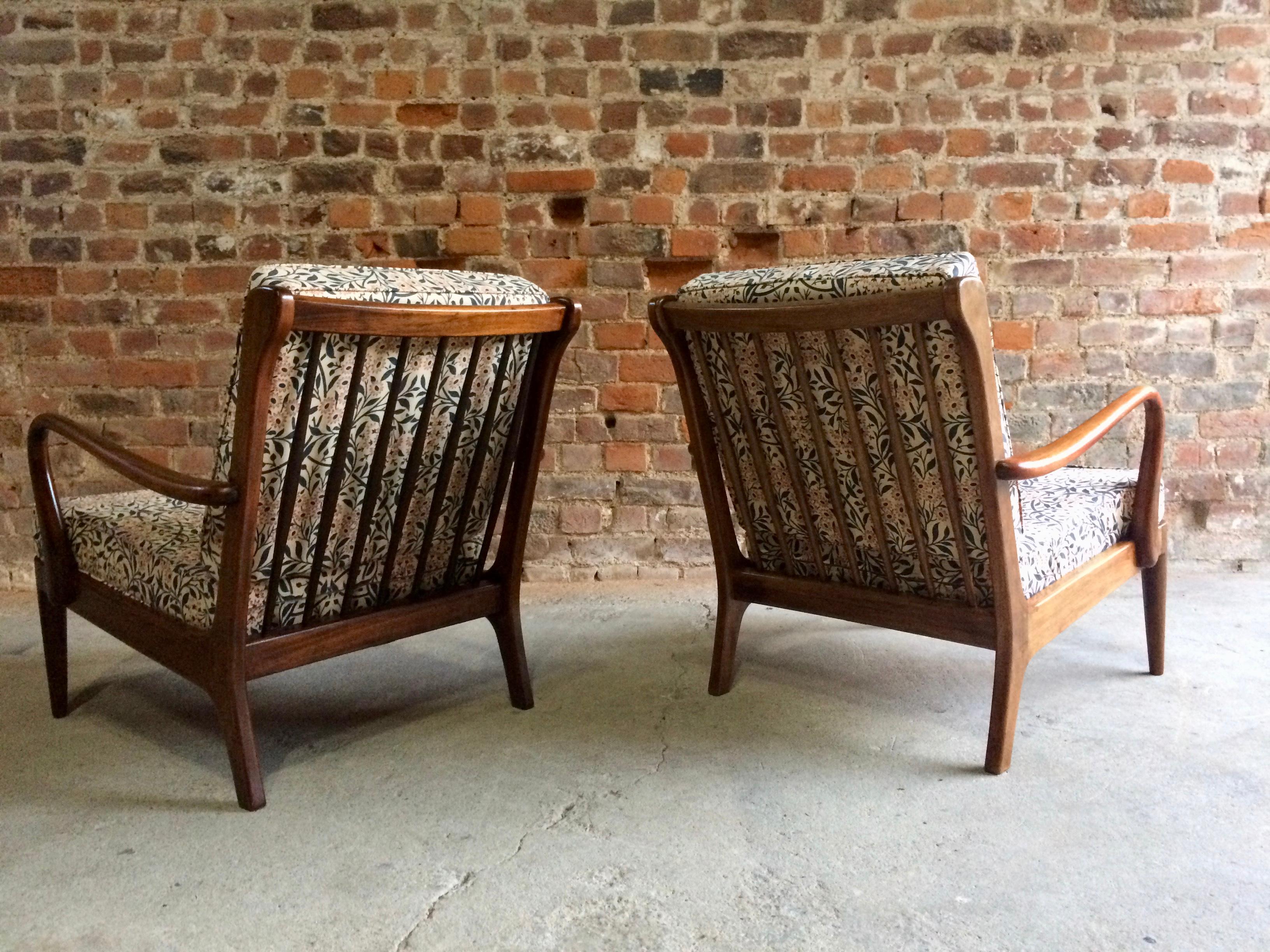 Rare Pair of Robert Heritage Armchairs by George Stone of High Wycombe In Good Condition In Longdon, Tewkesbury