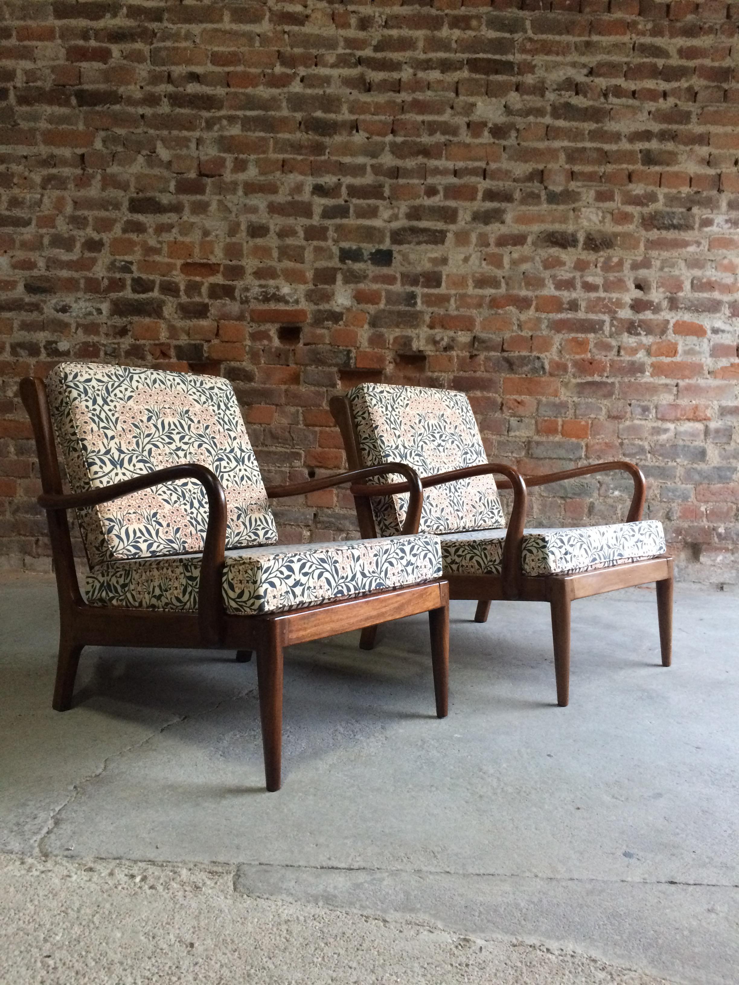 Rare Pair of Robert Heritage Armchairs by George Stone of High Wycombe 2