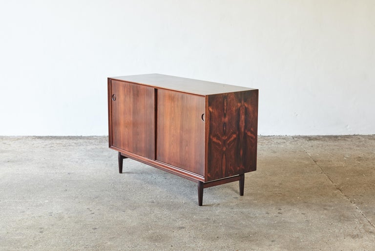 Rare Pair of Rosewood Arne Vodder Cabinets / Sideboards, Sibast, Denmark, 1960s For Sale 8