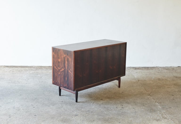 Rare Pair of Rosewood Arne Vodder Cabinets / Sideboards, Sibast, Denmark, 1960s For Sale 11