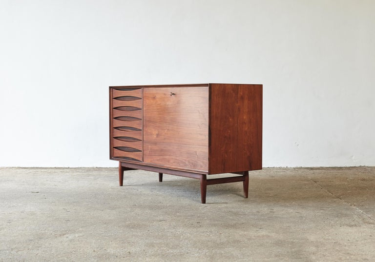 20th Century Rare Pair of Rosewood Arne Vodder Cabinets / Sideboards, Sibast, Denmark, 1960s For Sale