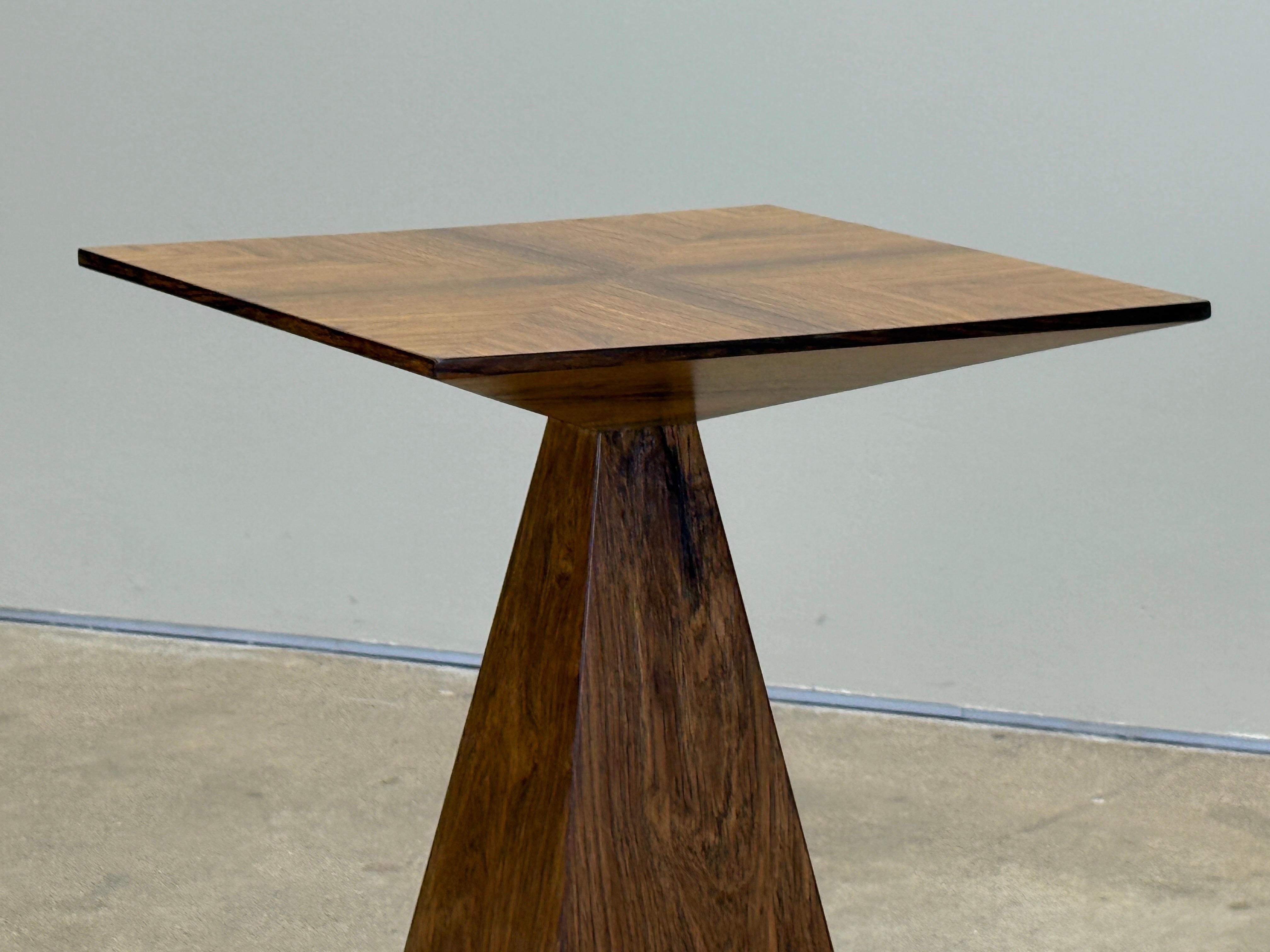 Rare Pair of Rosewood Pyramid Tables by Harvey Probber For Sale 13